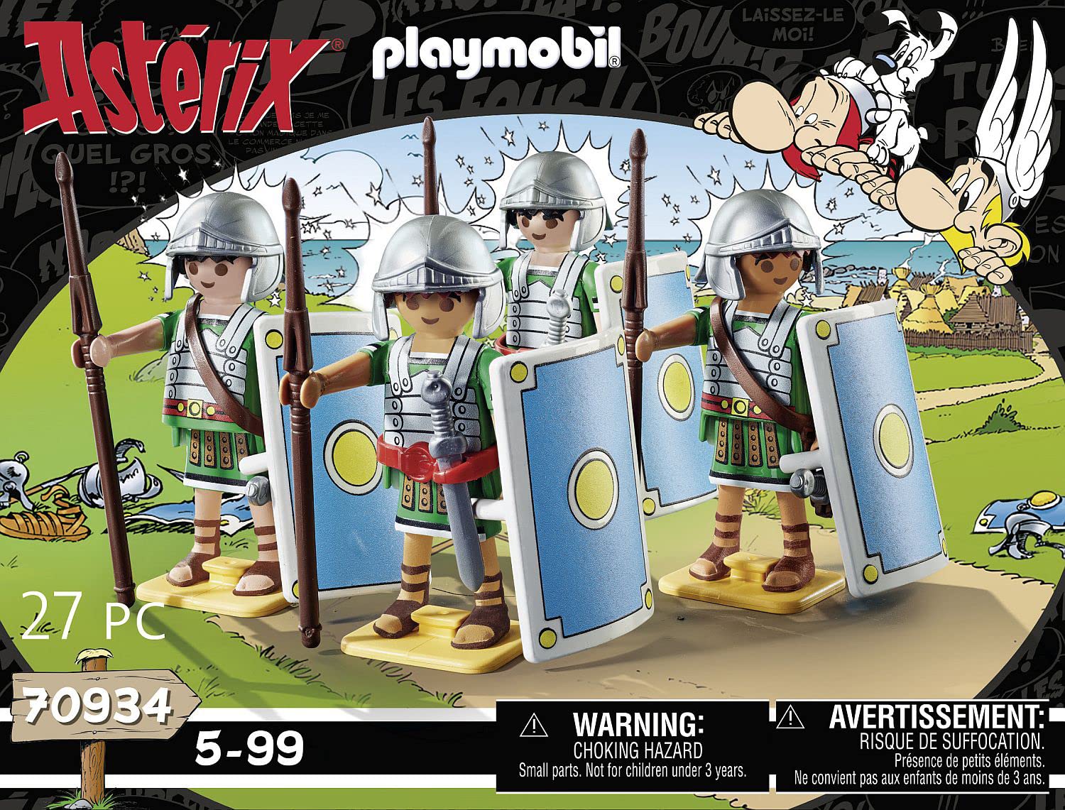 PLAYMOBIL Asterix: Roman Troop 70934 - 27-Piece Playset with Roman Soldiers and Accessories 5