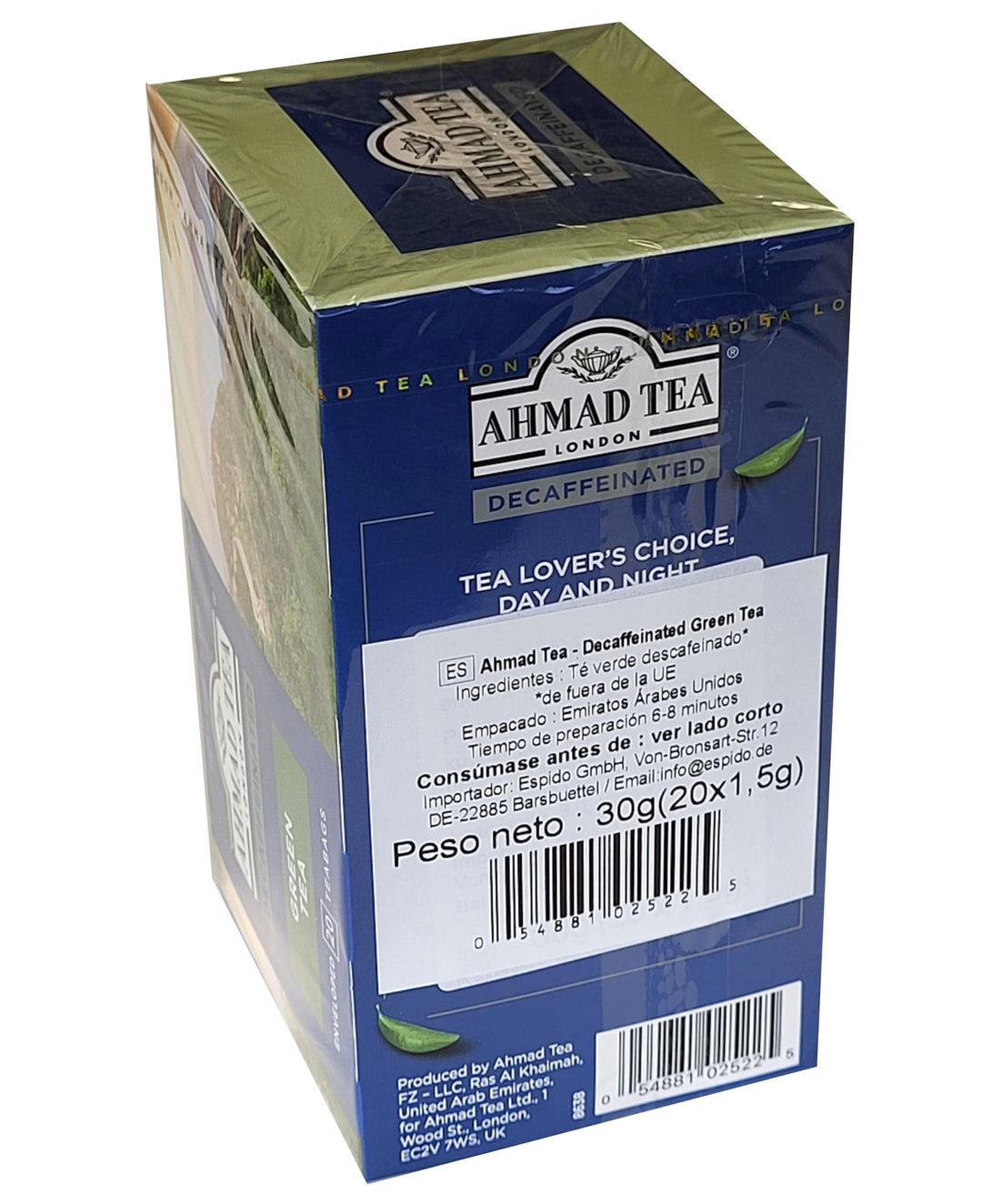 Ahmad Tea Decaffeinated Green Tea | 20 Tea Bags | Chinese Green Tea from Yellow Mountains