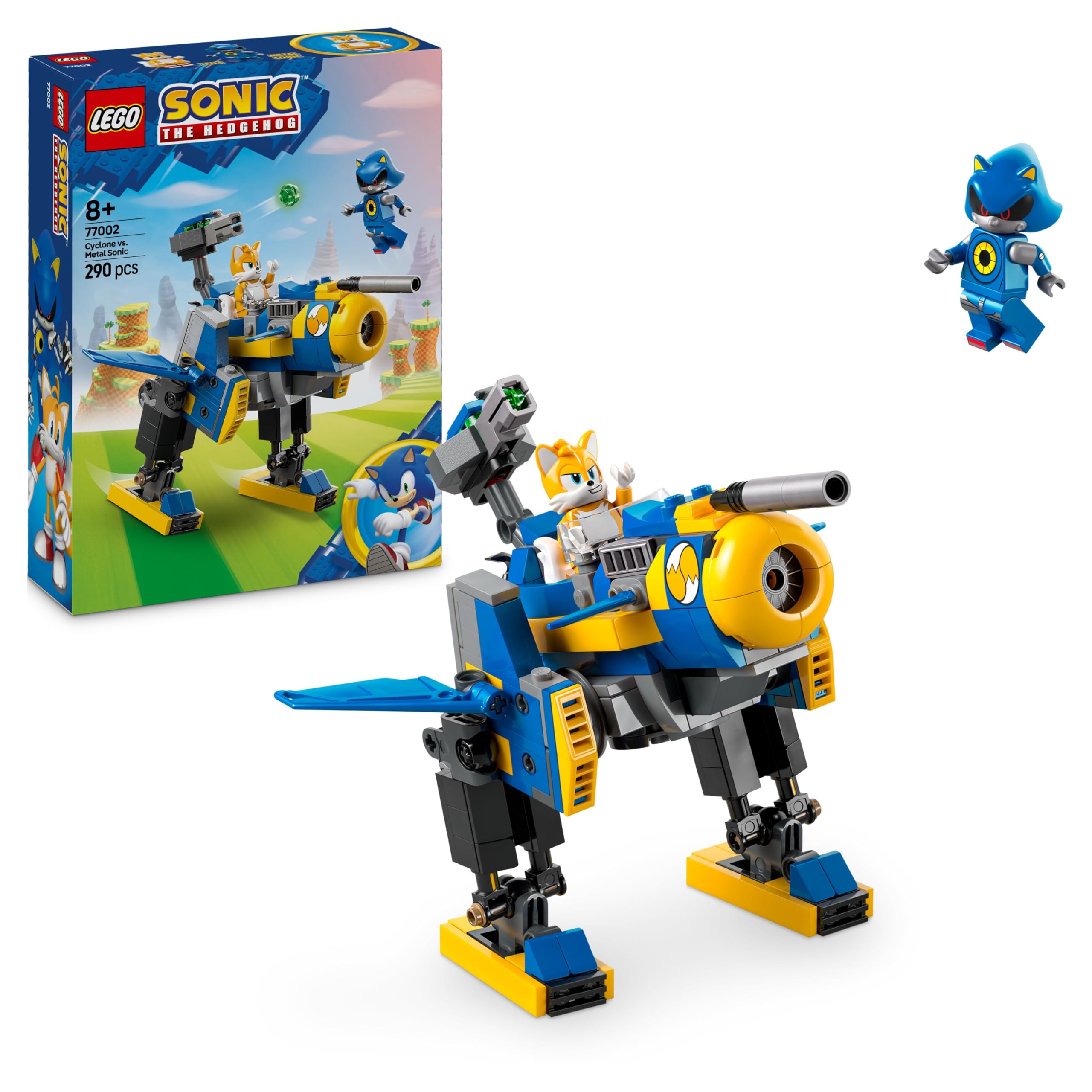 LEGO Sonic the Hedgehog Cyclone vs. Metal Sonic 77002 - Building Set for Kids 8+