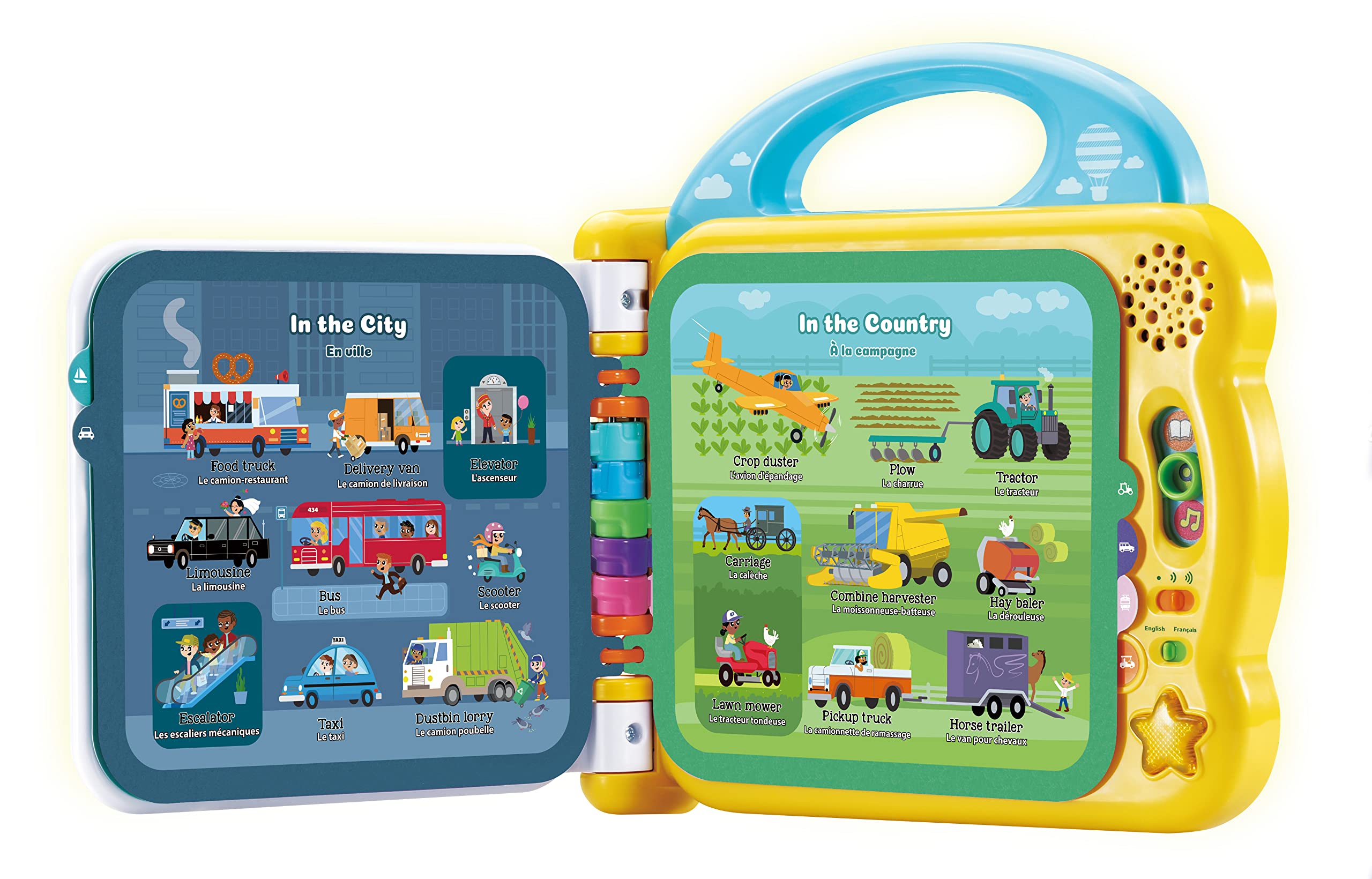 LeapFrog 100 Things That Go Interactive Book | Bilingual English/French | Ages 18 Months+ 4