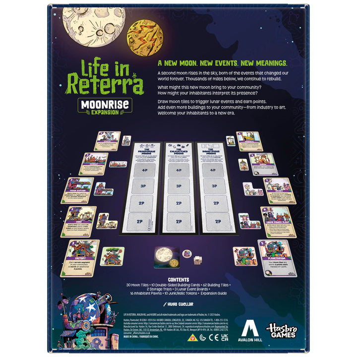 Hasbro Gaming Life in Reterra Moonrise Expansion Board Game