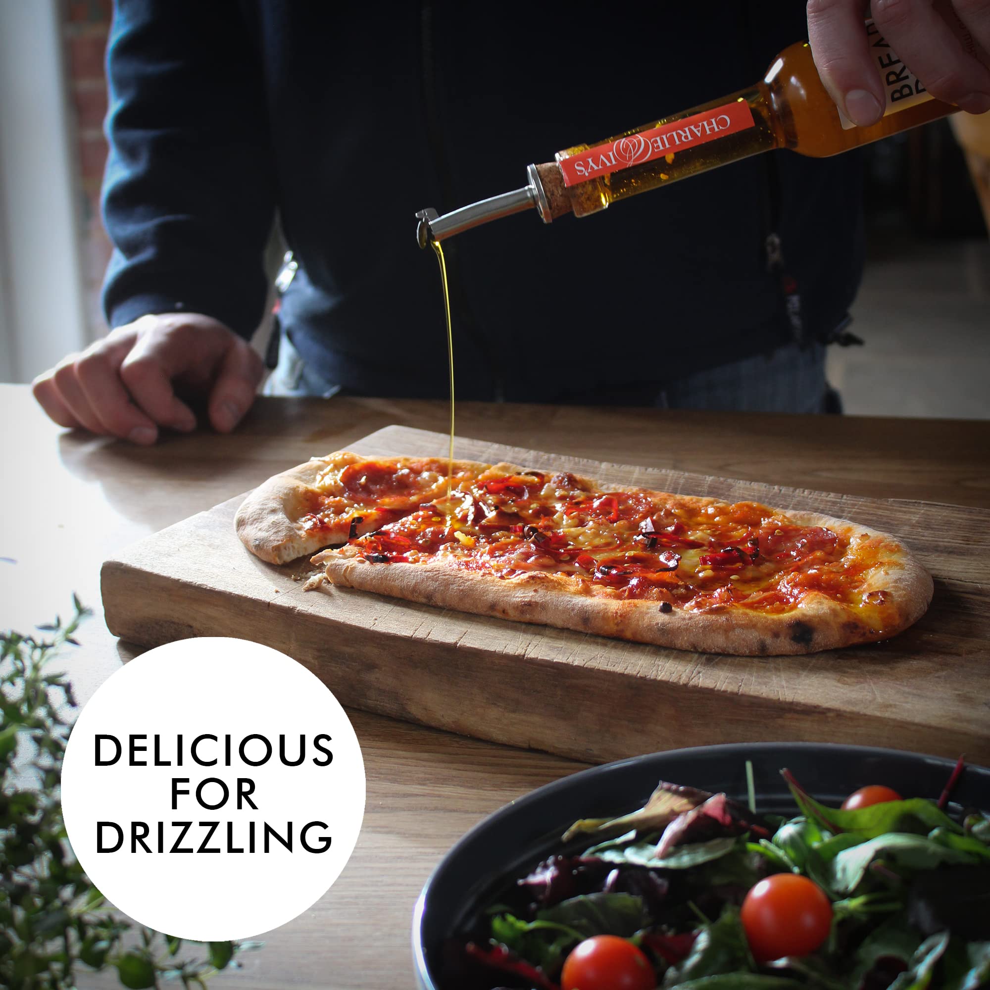 Charlie & Ivy's Chilli, Garlic & Ginger Bread Dipper 200ml - Great Taste Award Winning Vegan Dip 8