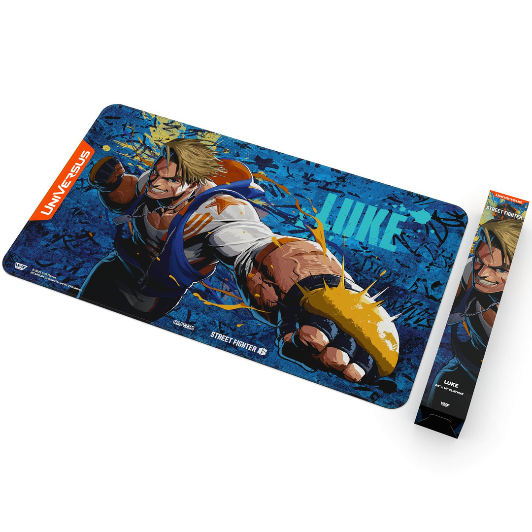 UniVersus Street Fighter 6 Challenger Series Playmat - Luke - 24 x 14 Inches
