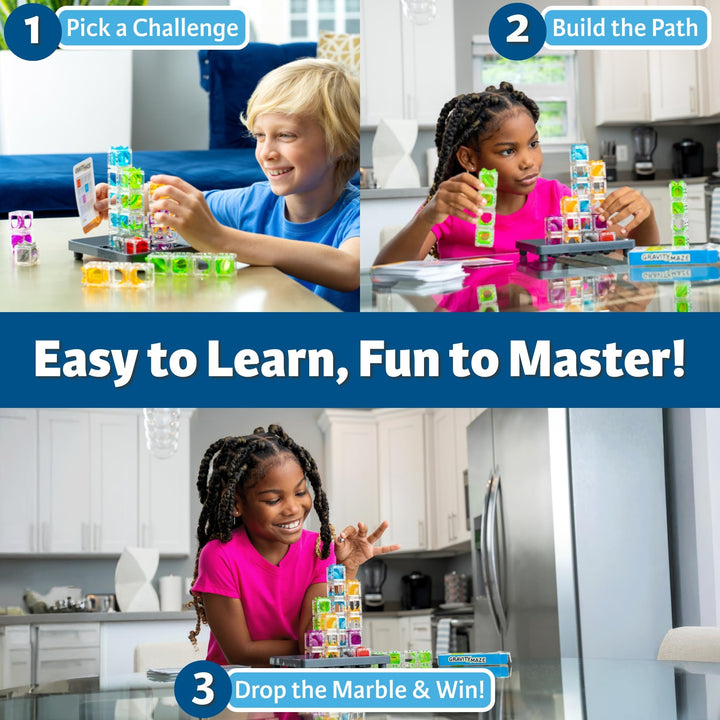 Thinkfun – Gravity Maze – Fallendes Marmor-Gehirnspiel und Stielspielzeug für Kinder ab 8 Jahren