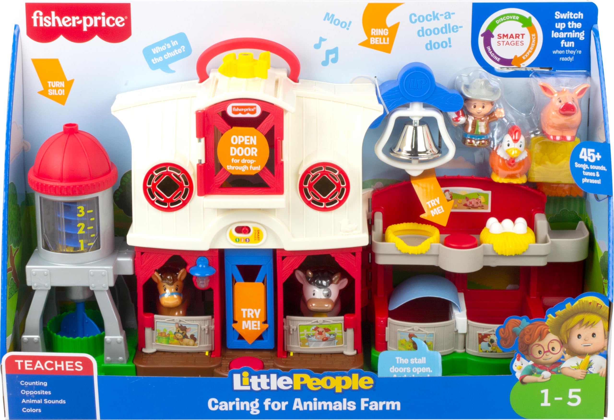 Fisher-Price Little People Caring for Animals Farm - Interactive Electronic Playset for Toddlers 1-5 9
