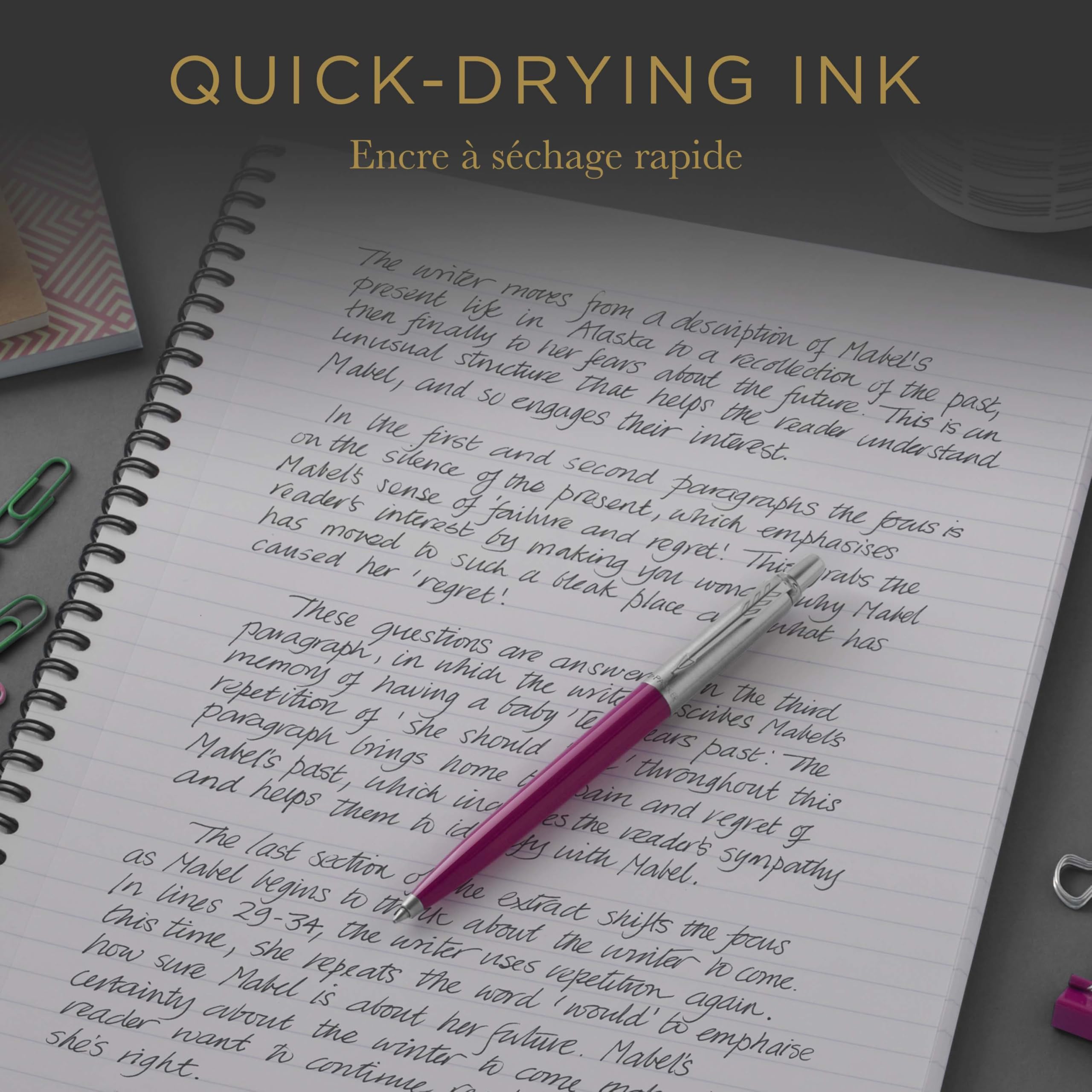 PARKER QUINK Gel Ink Refill - Fine Tip (0.5mm), Black Ink | Fits All PARKER Pens 5