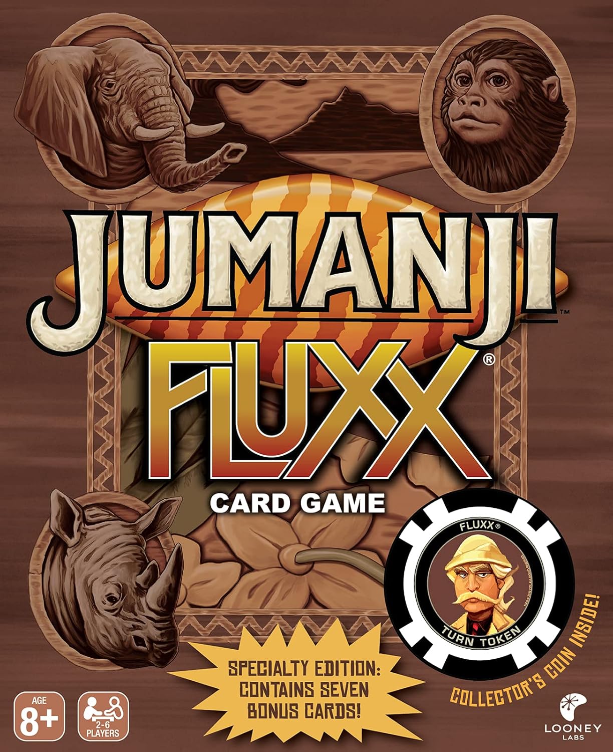 Looney Labs Jumanji Fluxx Kartenspiel – Gemischte Farben 4
