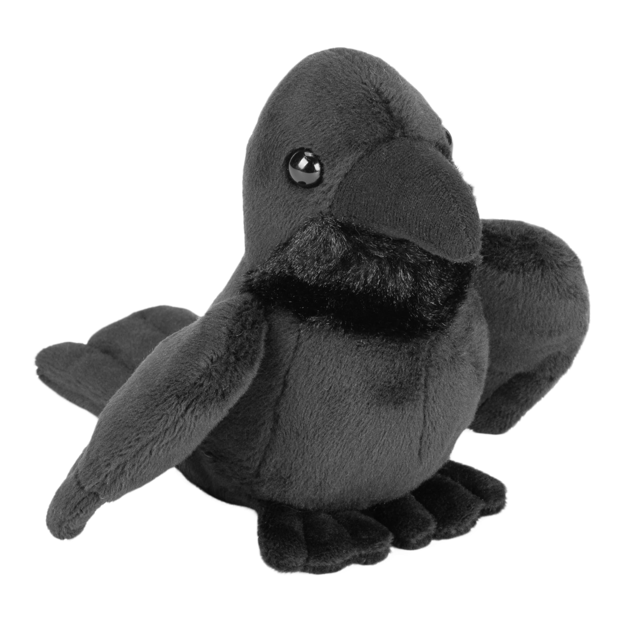 WILD REPUBLIC Pocketkins Eco Raven - 5 inch Plush Toy | Sustainable Materials | Unisex Children 1