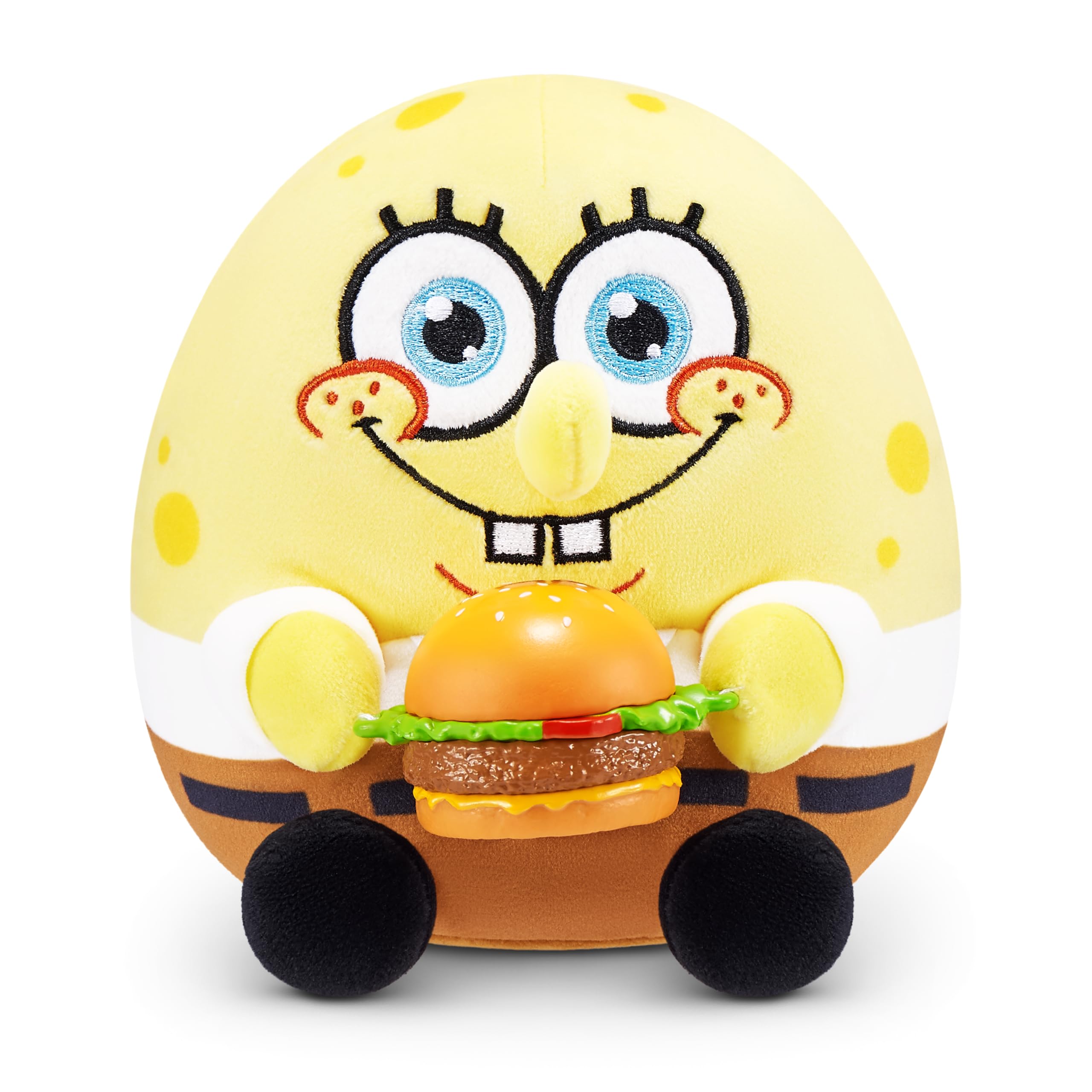 ZURU Snackles 5-inch Licensed Character SpongeBob Squarepants Plush | Soft Polyester | Includes Snack & Collector's Guide 3