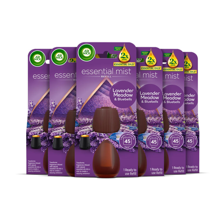 Air Wick - Relaxing Lavender Essential Mist Refill 20ml Pack of 6