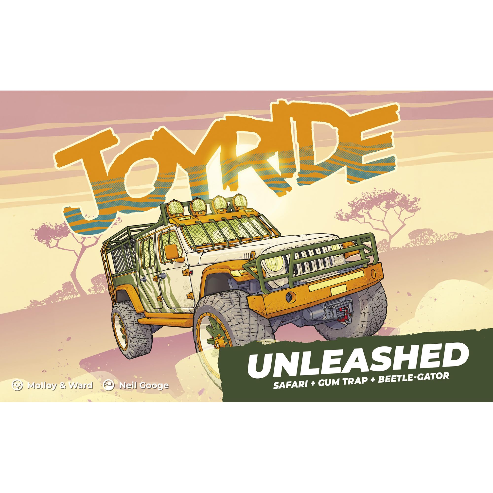 Rebellion Unplugged JOYRIDE: Unleashed Racing Board Game Expansion | 2 Players | Ages 14+