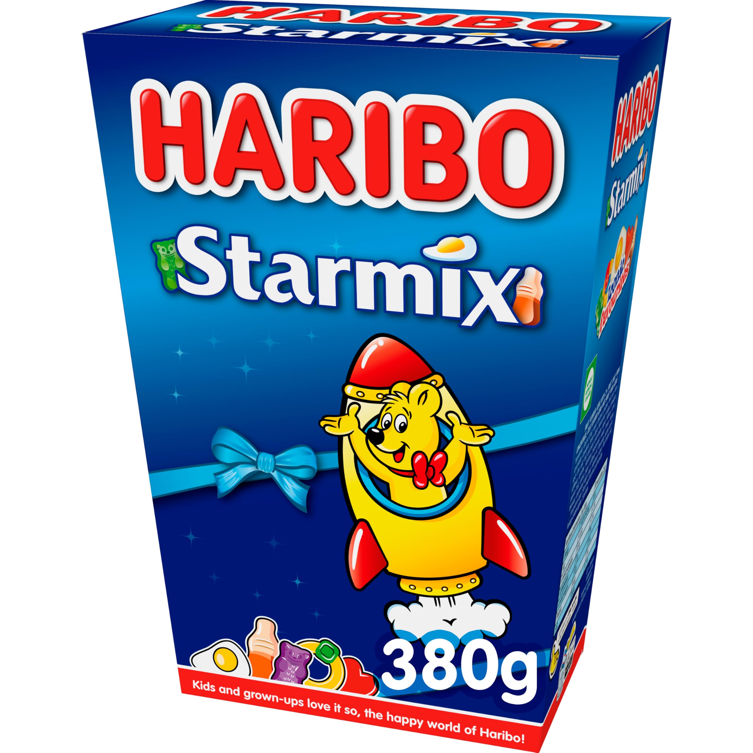 HARIBO Starmix Gummy and Foam Sweets Gift Box - Mixed Fruit & Cola Flavours | 380g 1