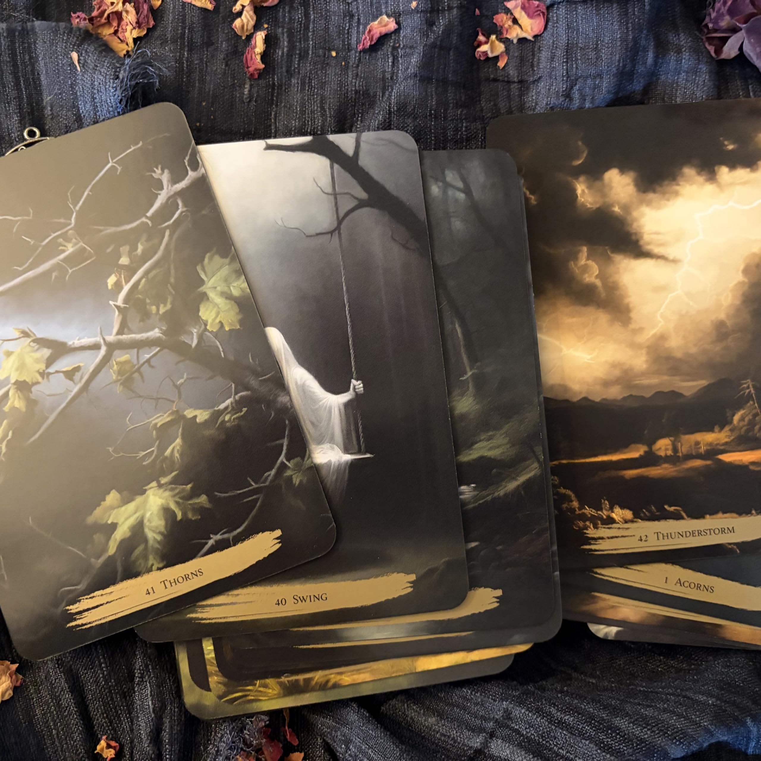 LLEWELLYN Haunted Cottage Oracle: A 45-Card Deck and Guidebook by Sirian Shadow 6