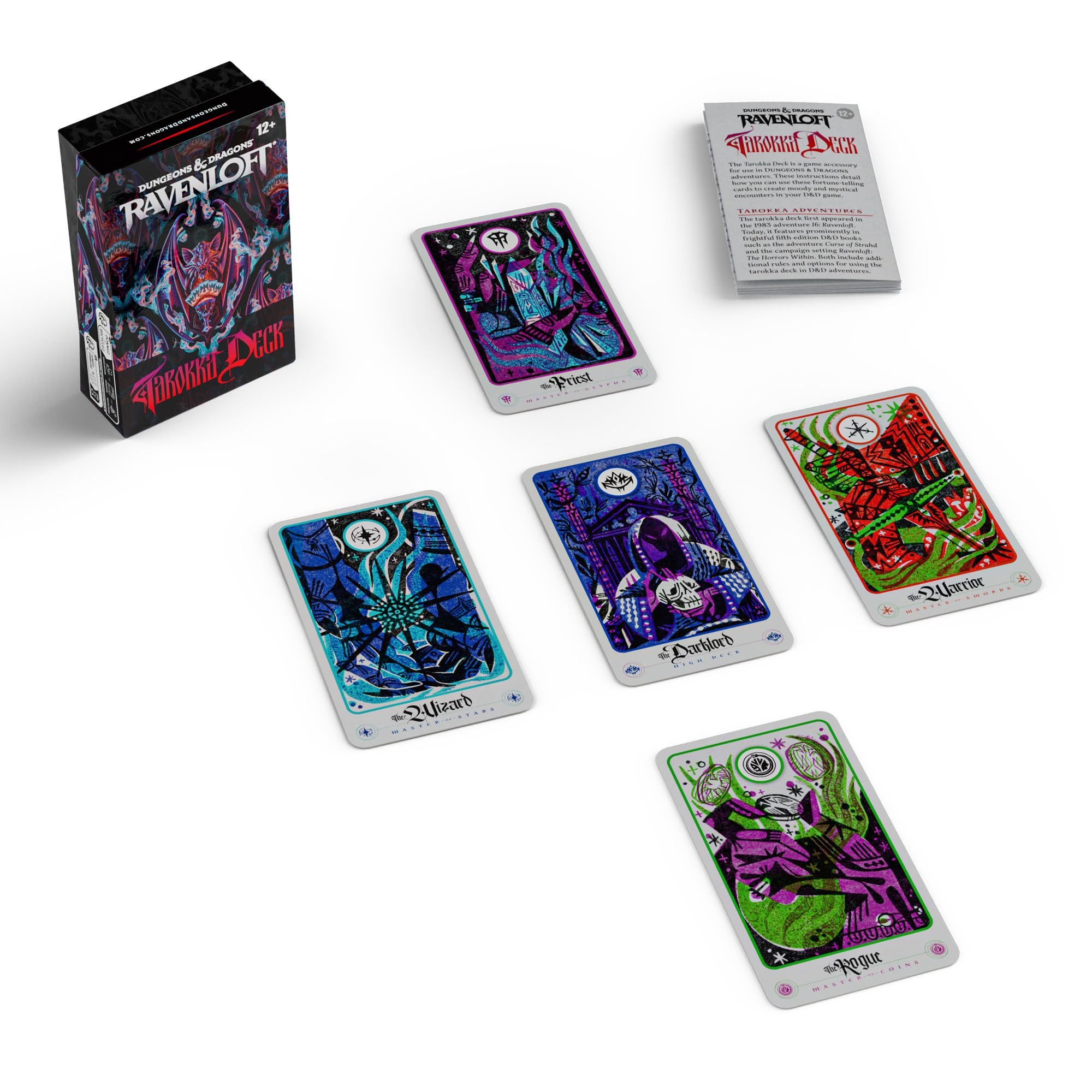 Dungeons & Dragons Ravenloft: The Horrors Within Tarokka Deck | 54 Cards | Unisex Adult 4