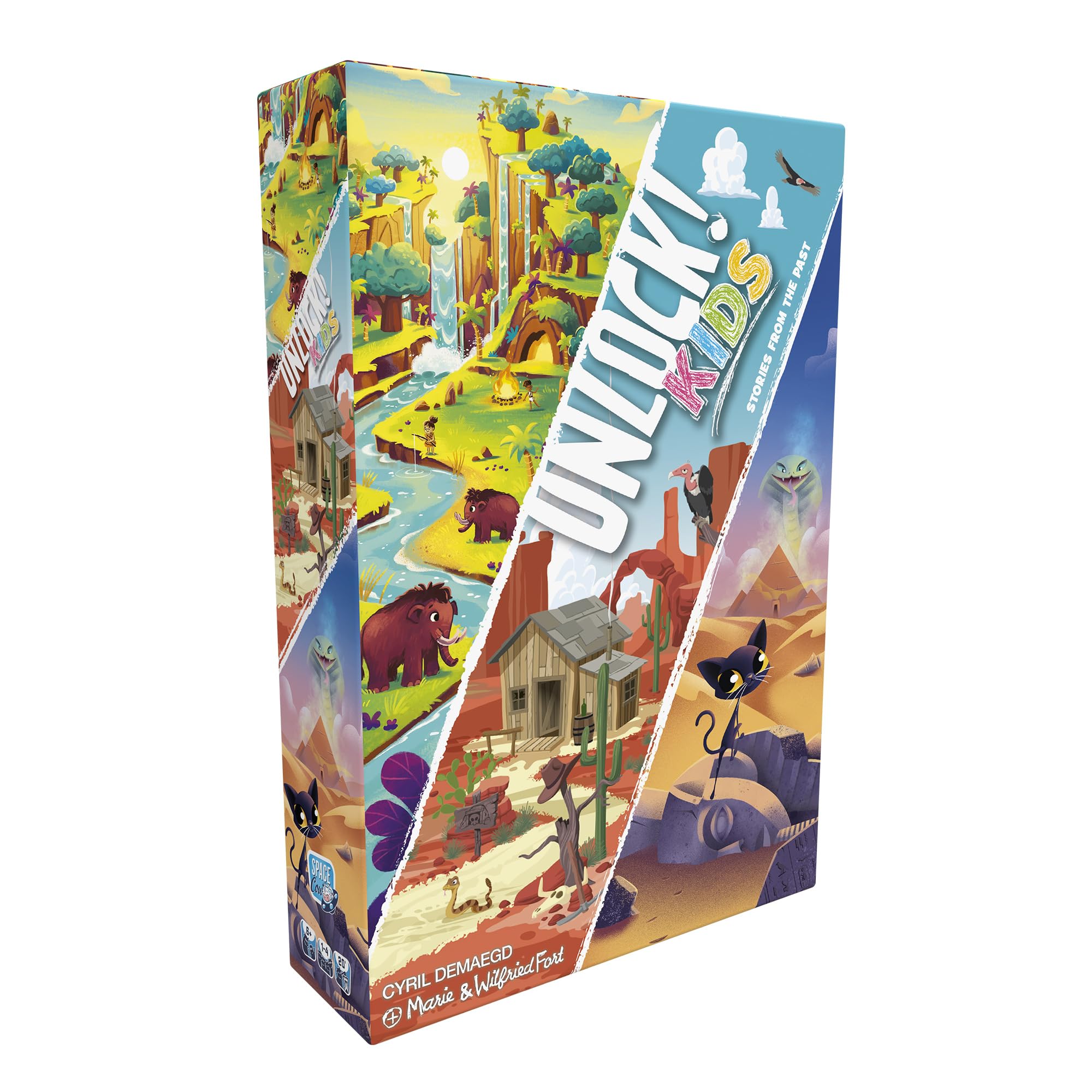 Space Cowboys Unlock Kids 2: Stories From the Past Card Game