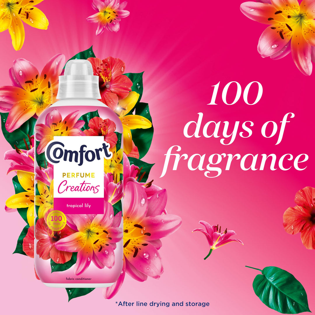 Comfort Perfume Creations Tropical Lily Fabric Conditioner (1L)