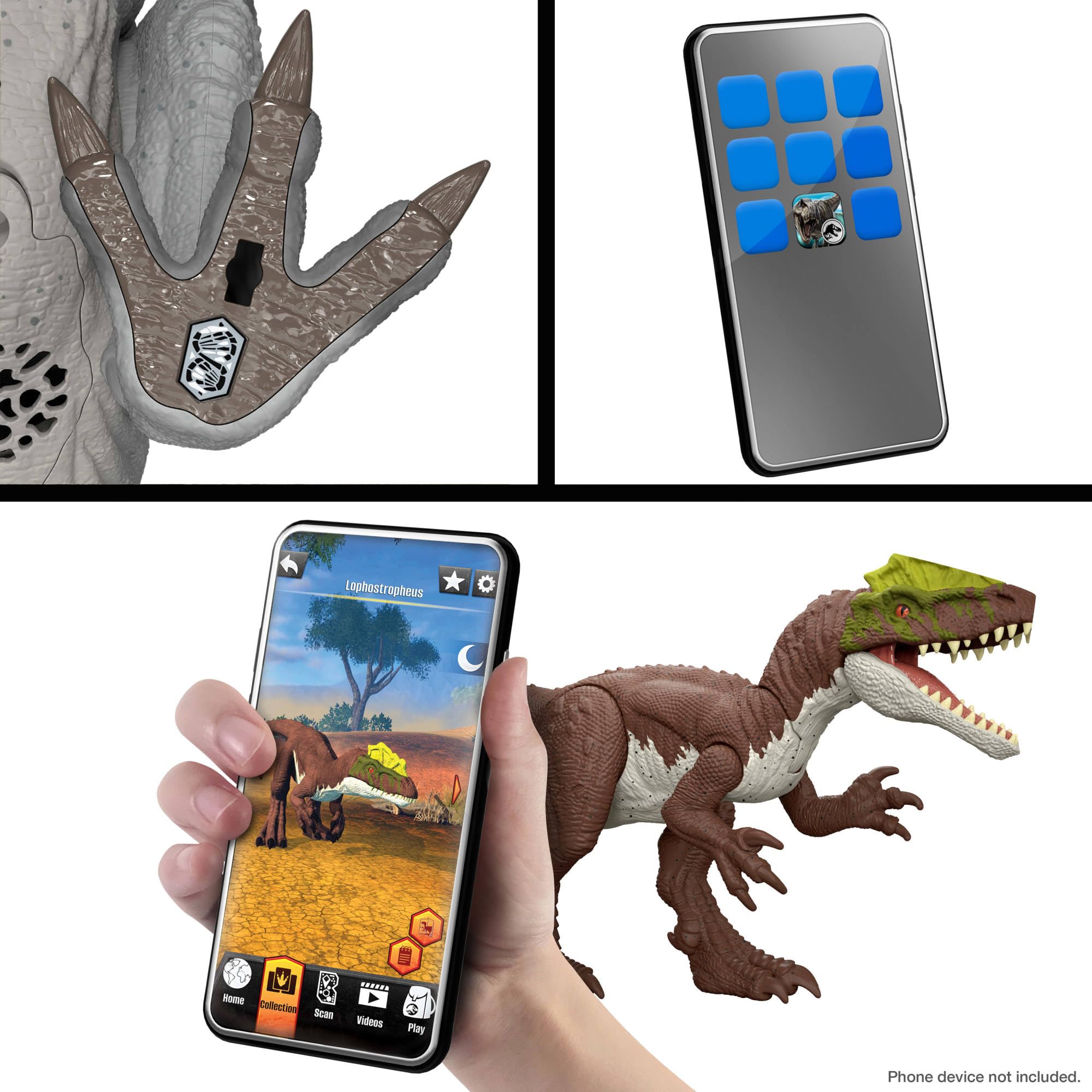 Mattel Jurassic World Rebirth Distortus Rex Rumble 'N Rampage Action Figure - Movie-Author Dinosaur with Sound & Motion 5
