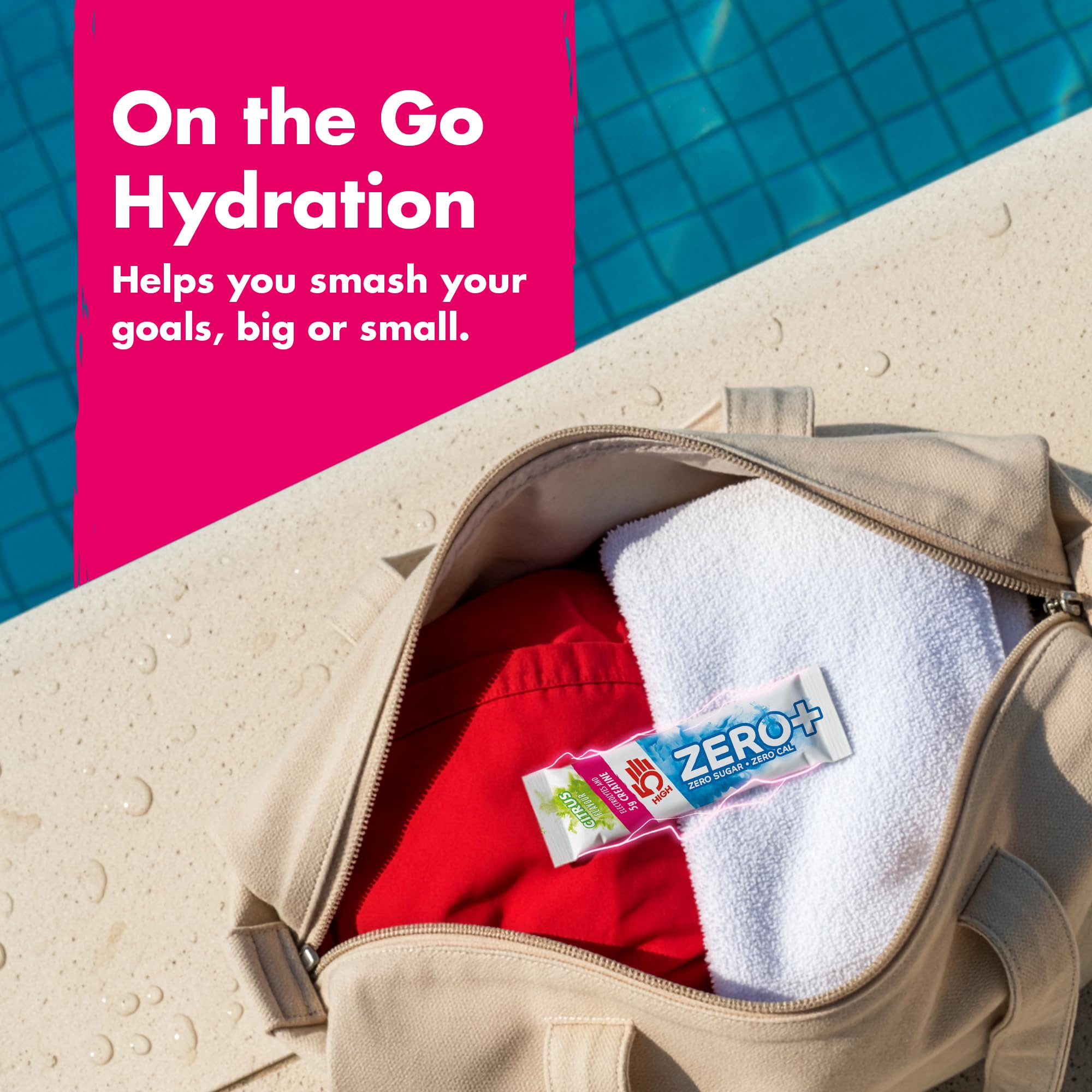 HIGH5 Zero+ Creatine & Electrolytes Hydration Sachets - Sugar Free | 16 x 11.5g Powder 5