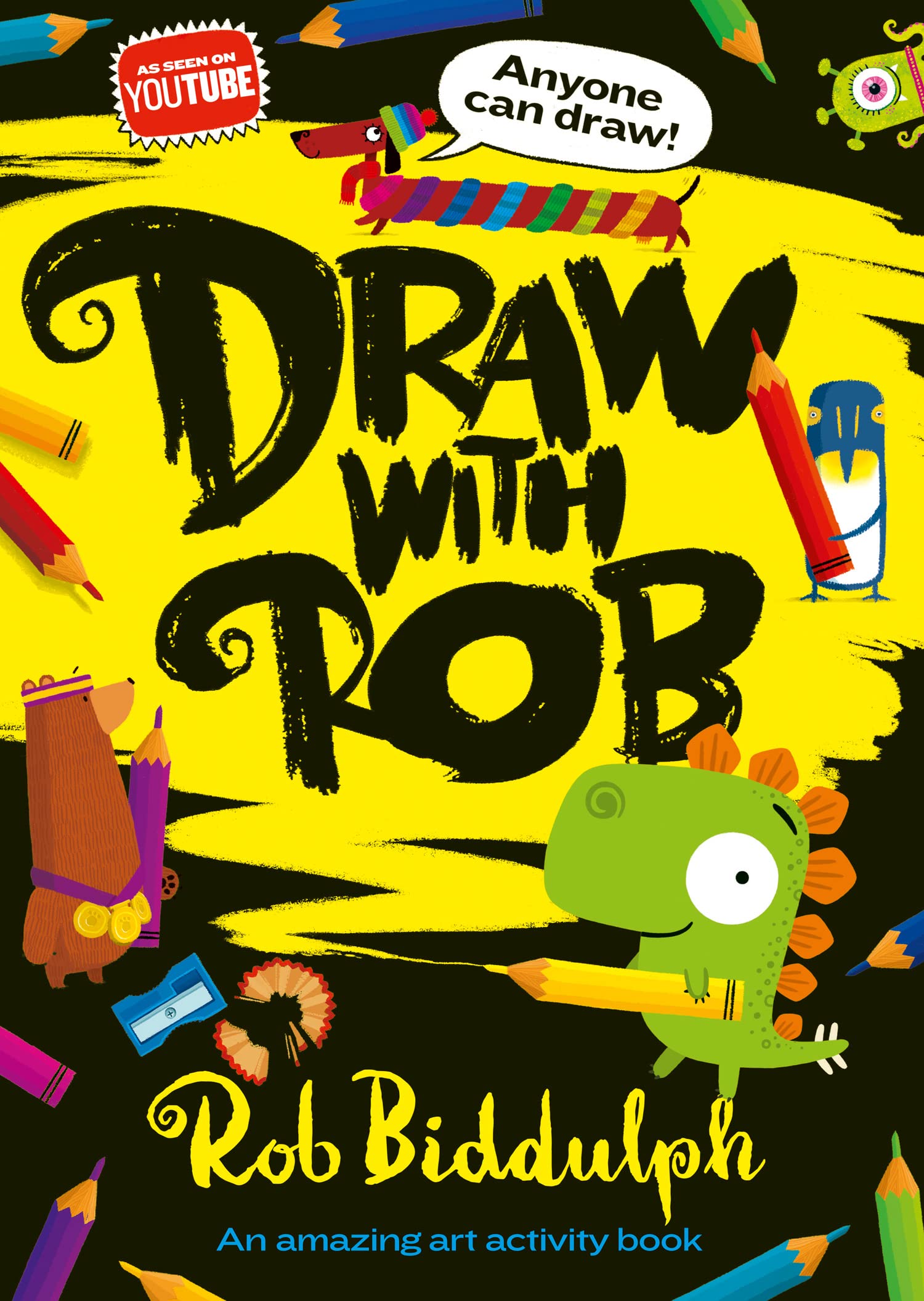 Draw With Rob: The Number One Bestselling Art Activity Book by Rob Biddulph | Paperback | 64 Pages 1