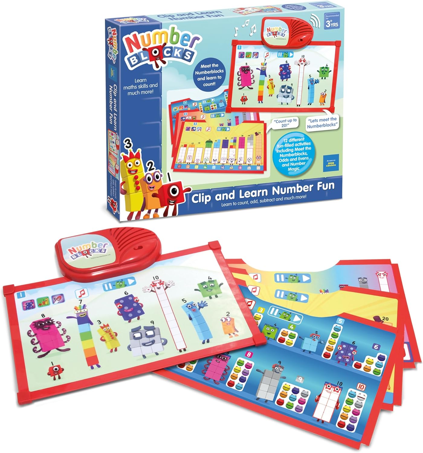 Numberblocks Clip & Learn Number Fun Toy - Educational Electronic Learning Game for Ages 18 Months+ 1