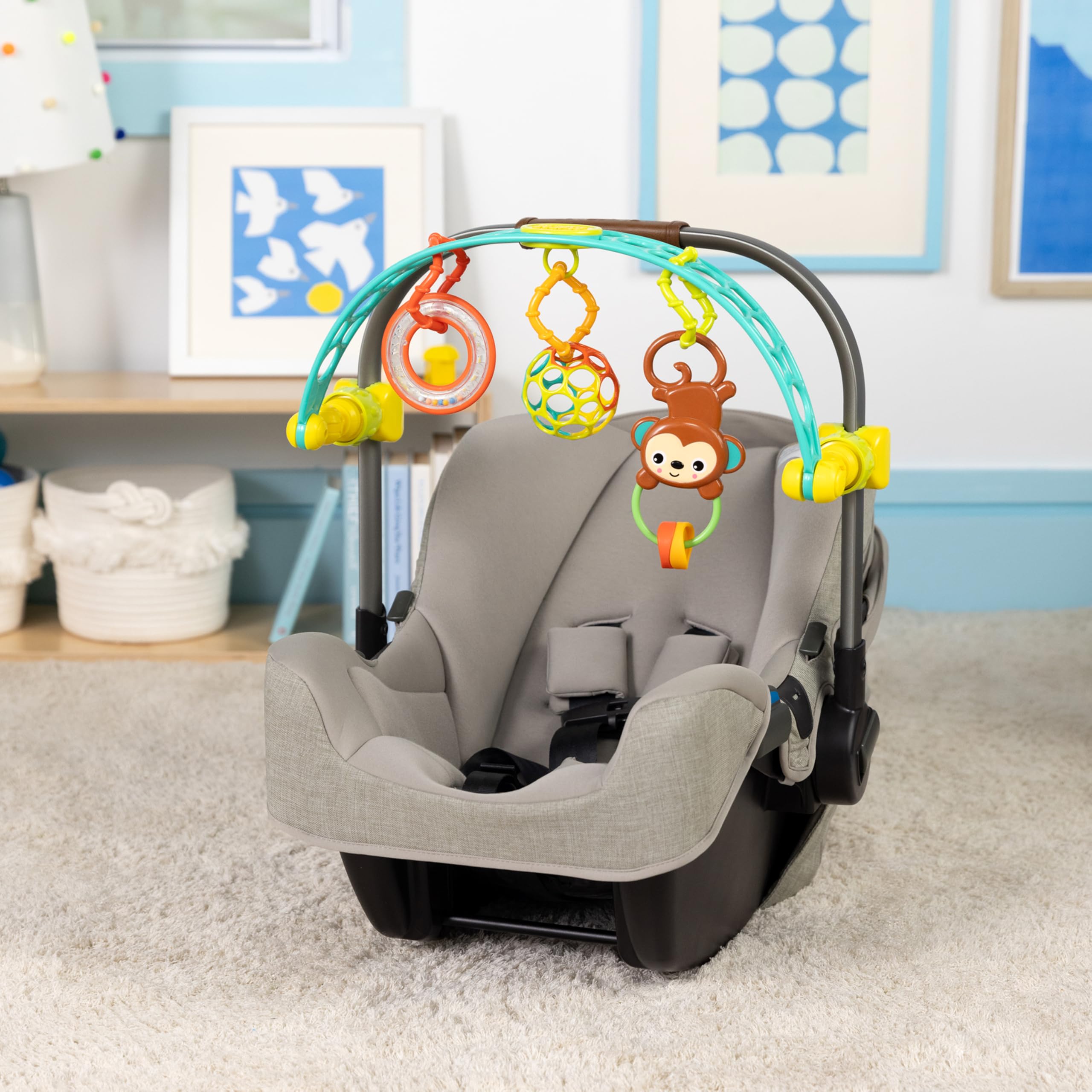 Bright Starts Oball Flex-n-Go Activity Arch - Attaches to Strollers & Carriers | Baby Activity Toy 7