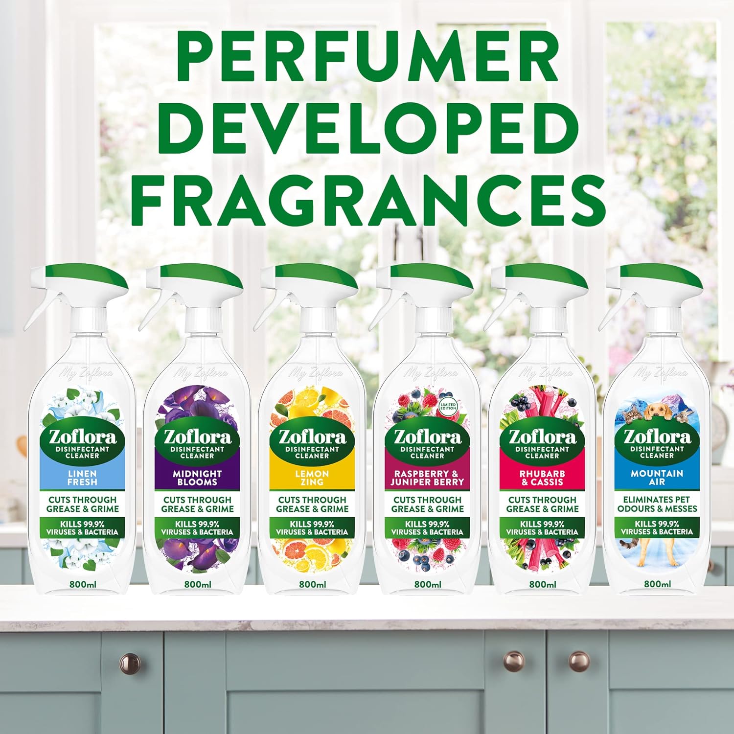 Zoflora Midnight Blooms Mehrzweck-Desinfektionsreiniger, 800 ml 4