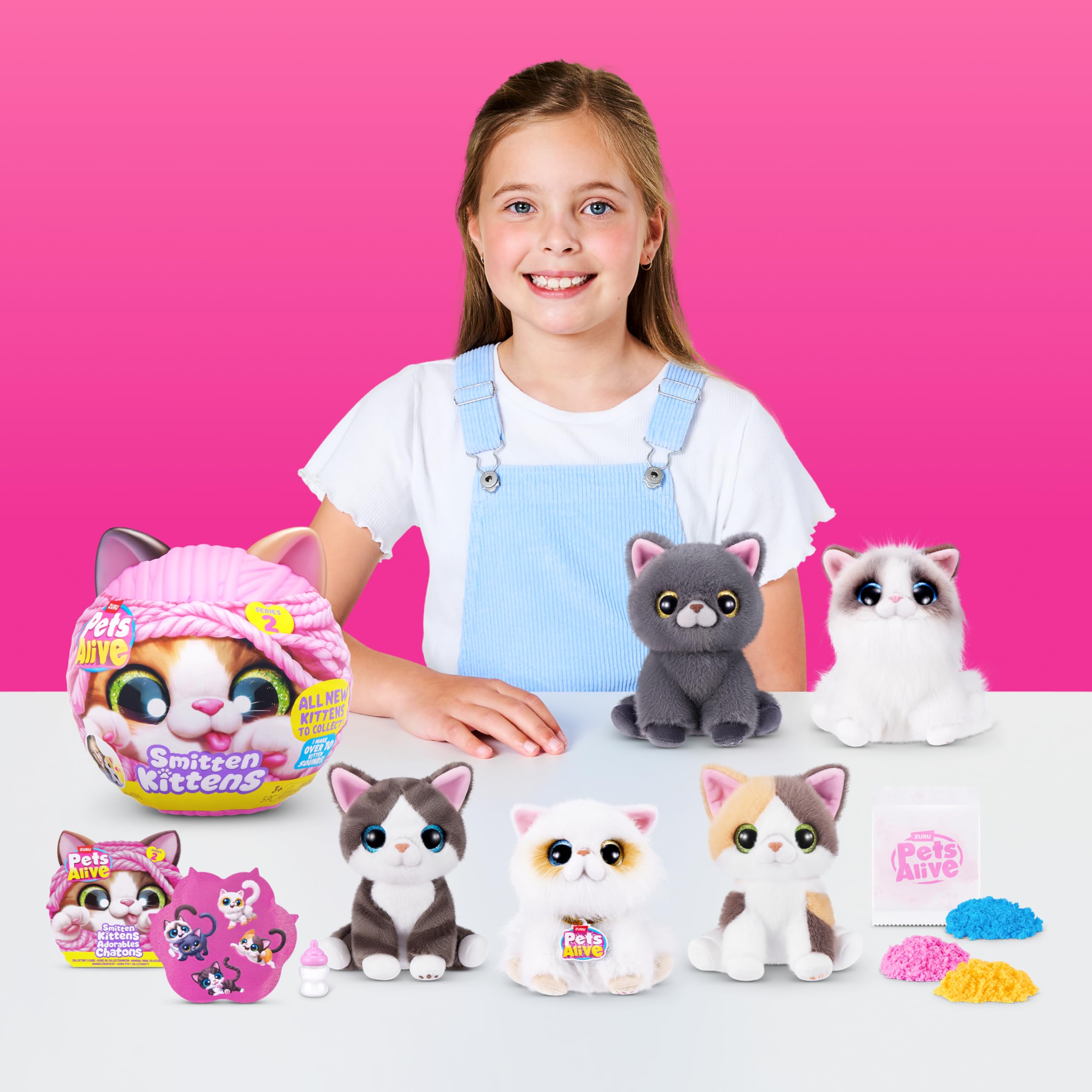 Pets Alive Smitten Kittens Series 2 Dragon Li Interactive Plush Toy by ZURU | 7.87 in 7