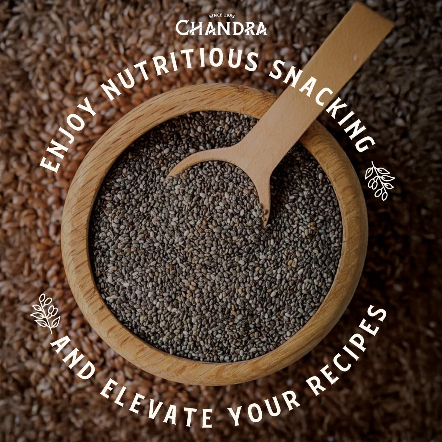 CHANDRA Whole Foods Raw Black Chia Seeds - 1KG Pack | High Fibre, Low-Carb | Resealable Bag 5