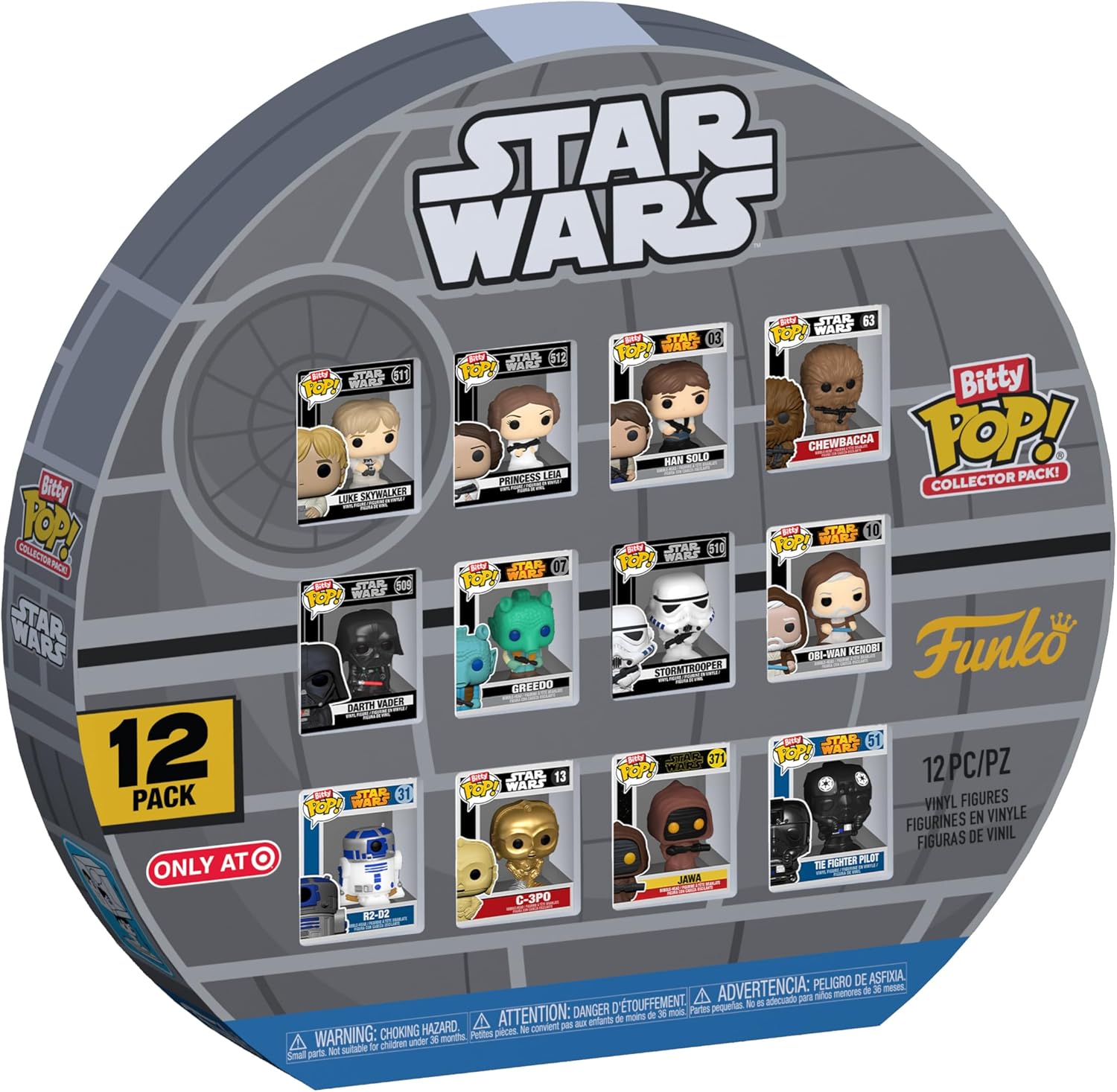 Funko Bitty Pop! Star Wars: A New Hope - 12pc Multipack Vinyl Collectible Figures 1