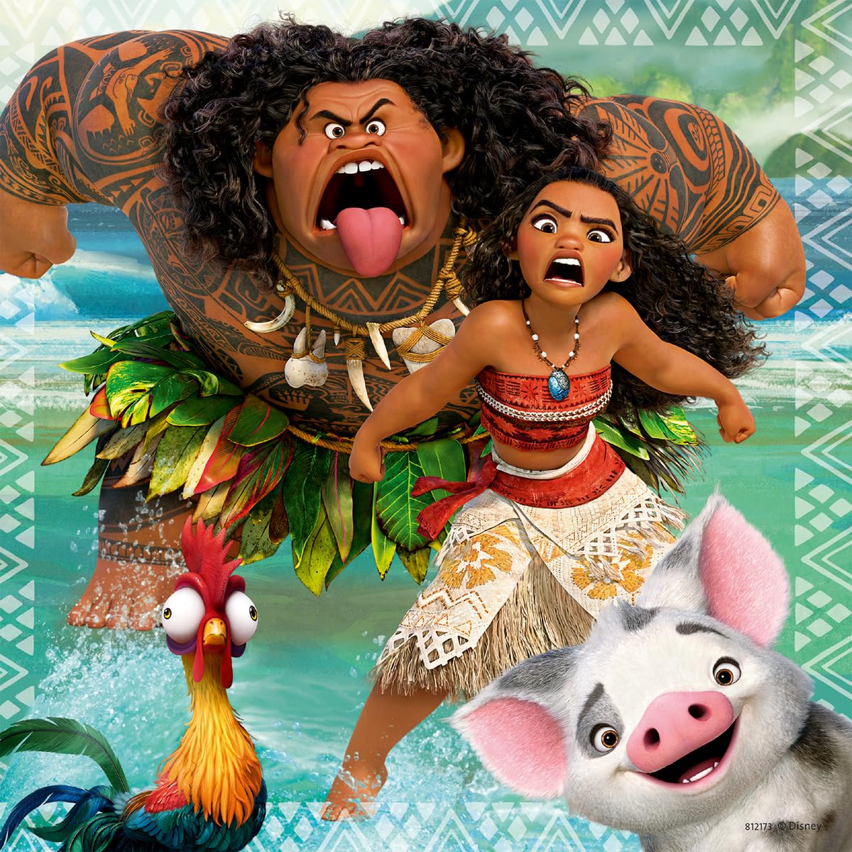 Ravensburger Disney Moana 3 x 49 Piece Jigsaw Puzzles - 17.8cm x 17.8cm 4