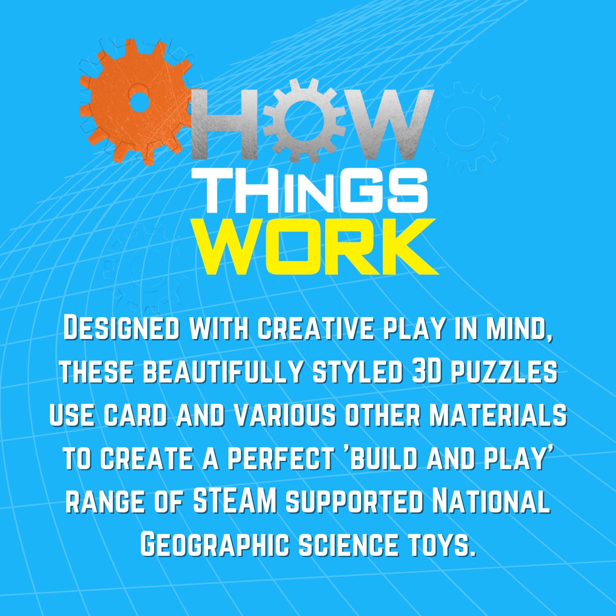 University Games National Geographic Hydraulic Lift Educational Kit | Ages 5+ | Cardboard Construction