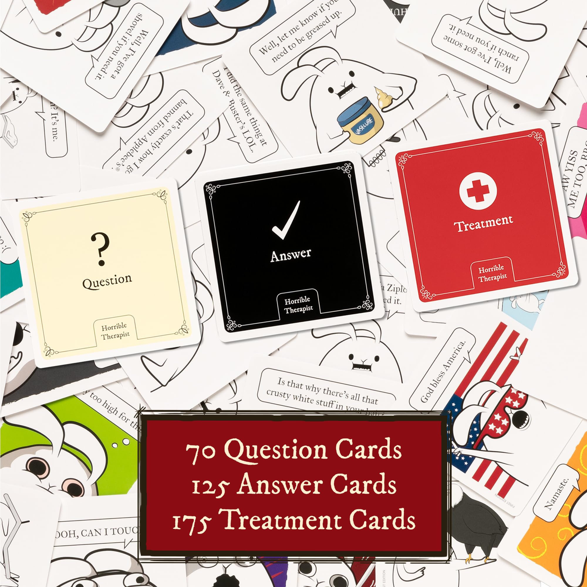 Exploding Kittens Horrible Therapist: Extra Horrible Edition Card Game for 3-8 Players Aged 17+ 2