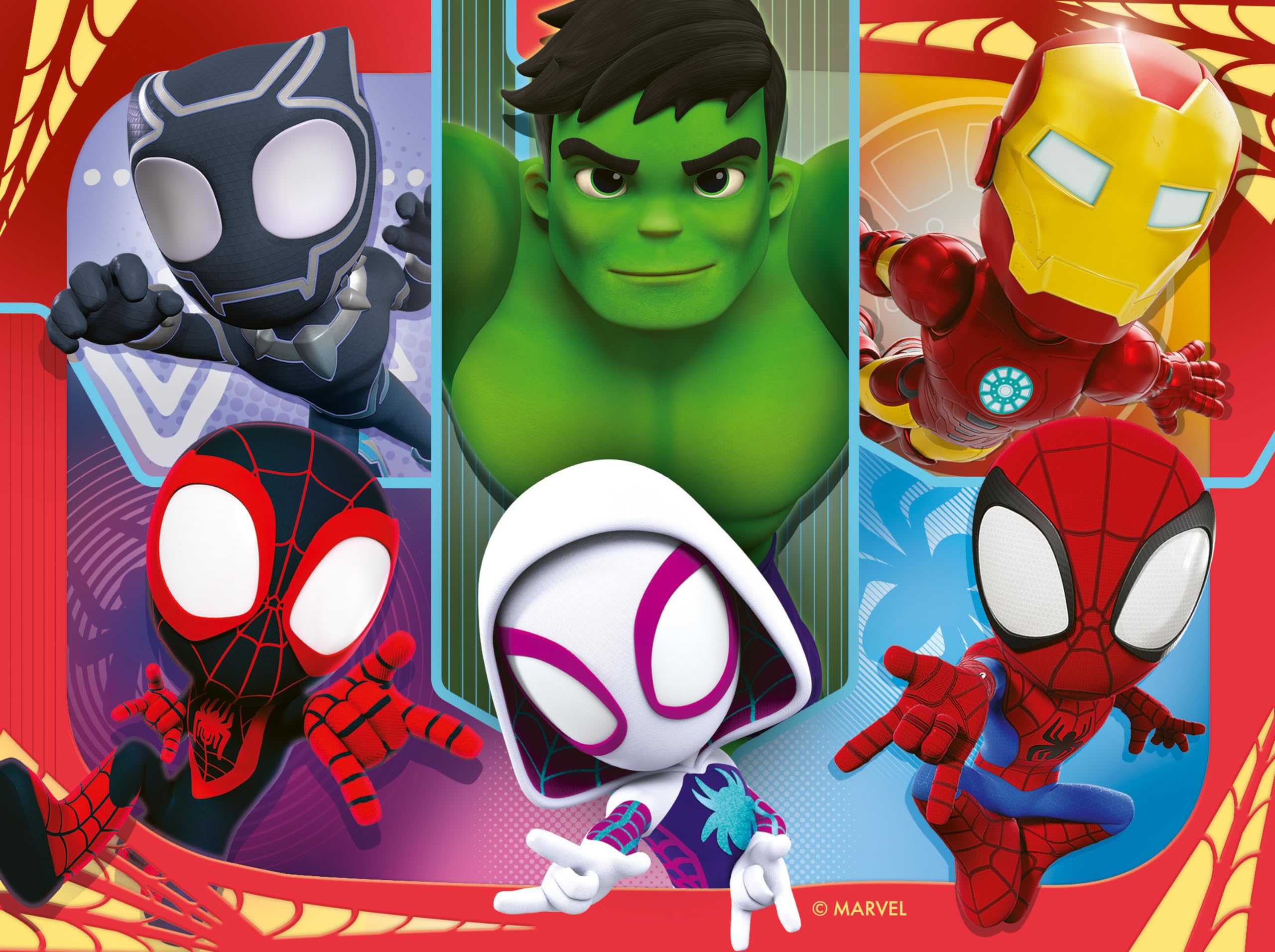 Ravensburger Marvel Spidey & His Amazing Friends 72-Piece Puzzle for Kids 3+ 5