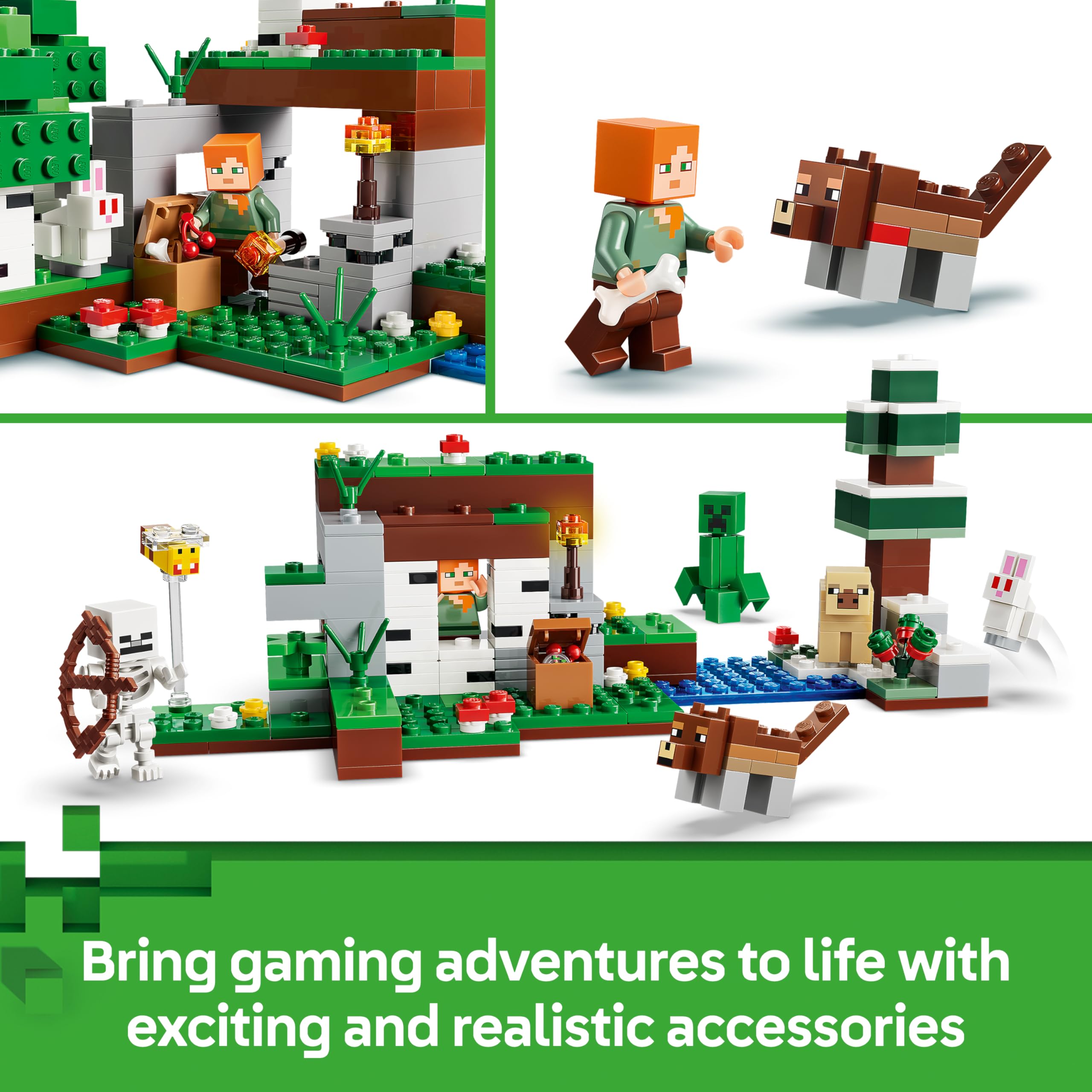 LEGO Minecraft First Night Adventure Building Set - 7 Figures, Ages 8+ | Model 21593 4