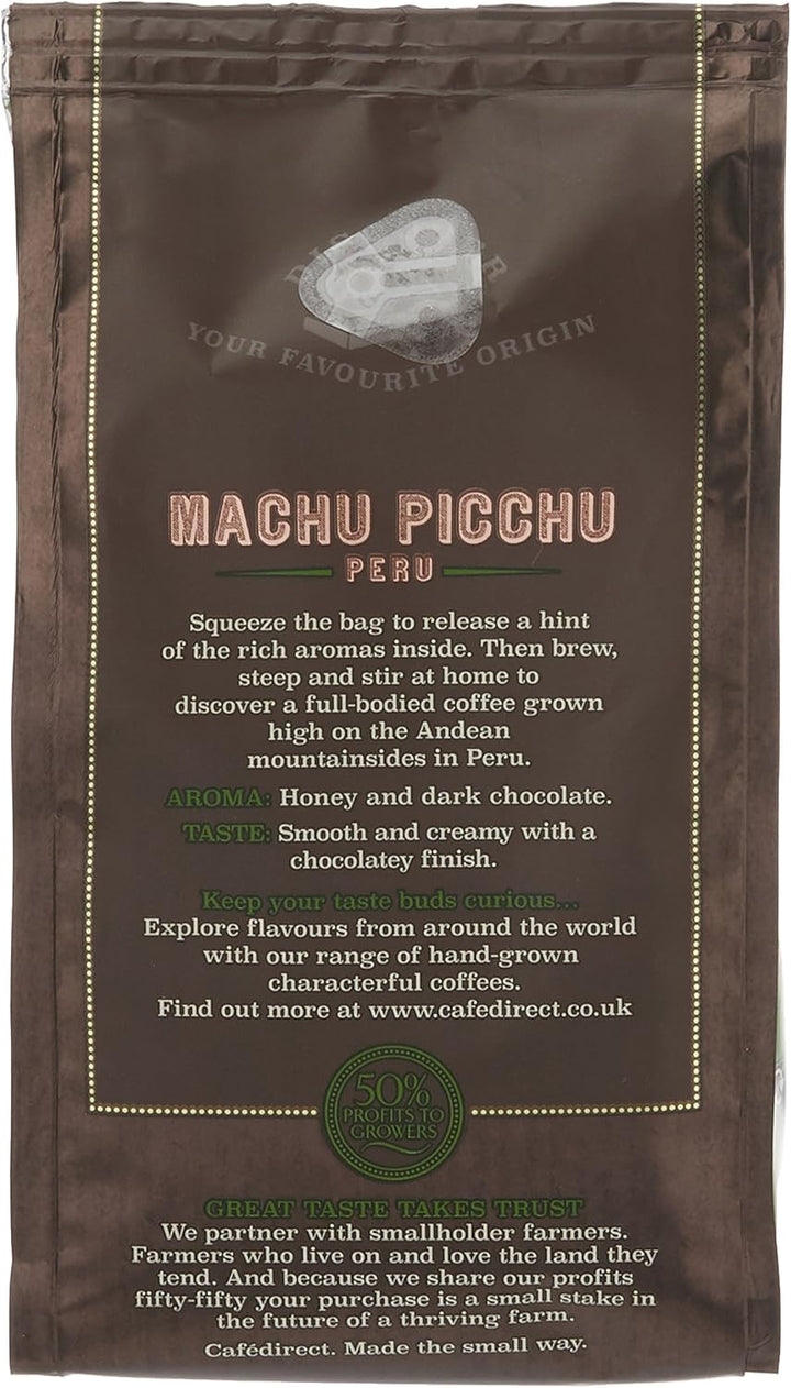 Cafedirect Machu Picchu Organic Ground Coffee, 227g