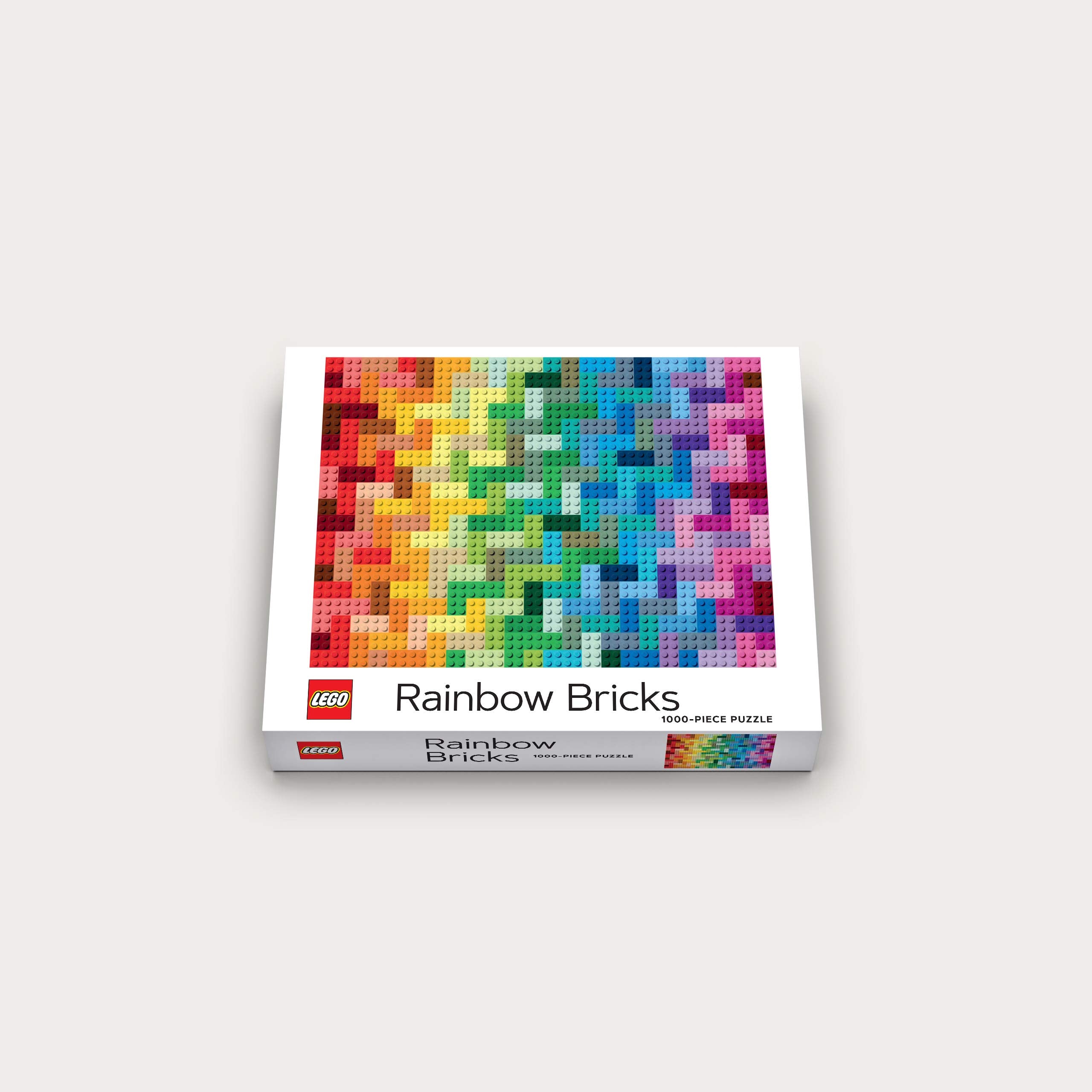 LEGO Rainbow Bricks Puzzle - 1000-Piece Gradient Challenge for Adults & Kids 14