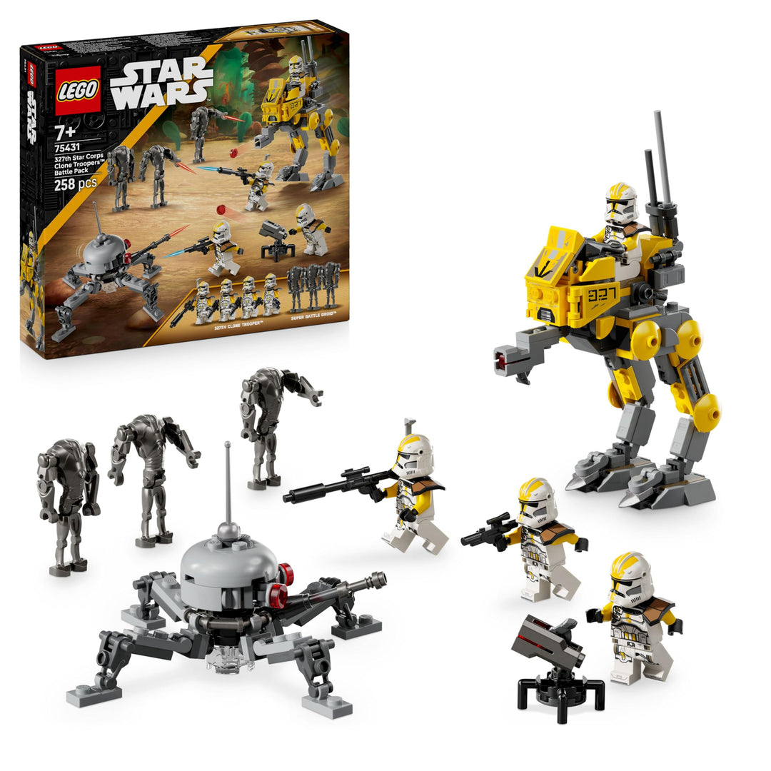 LEGO Star Wars 75431 327th Star Corps Clone Troopers Battle Pack - Building Toy for 7+