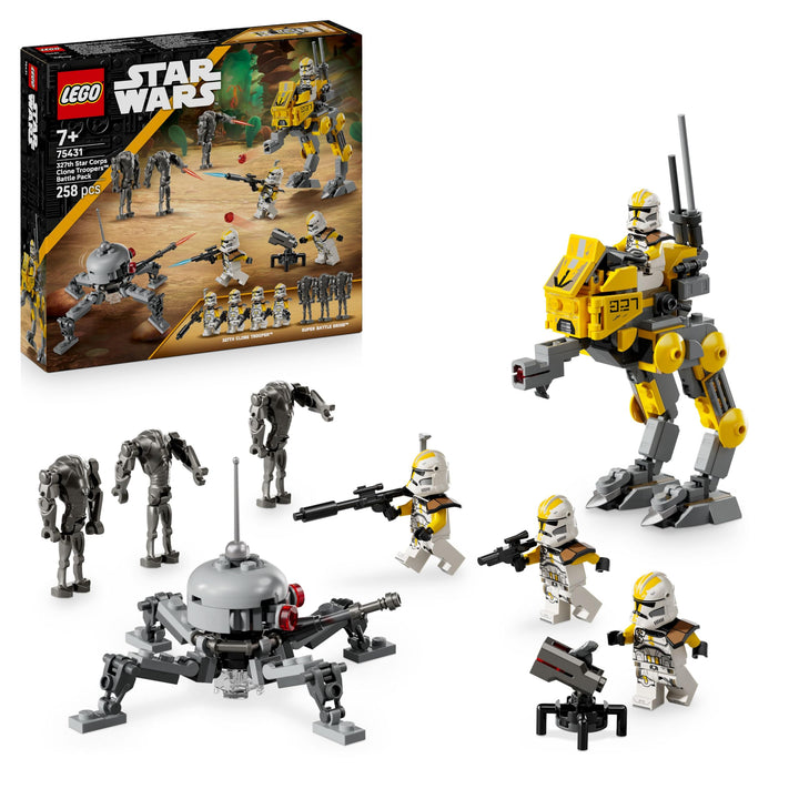 LEGO Star Wars 75431 327th Star Corps Clone Troopers Battle Pack - Building Toy for 7+