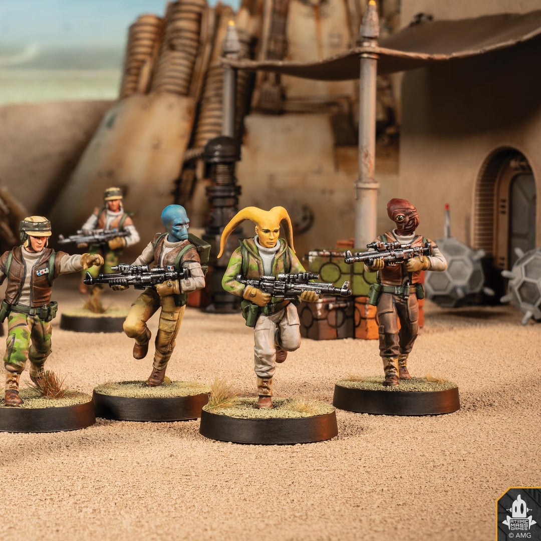 Star Wars Legion: Rebel Troopers Miniatures Set by Atomic Mass Games