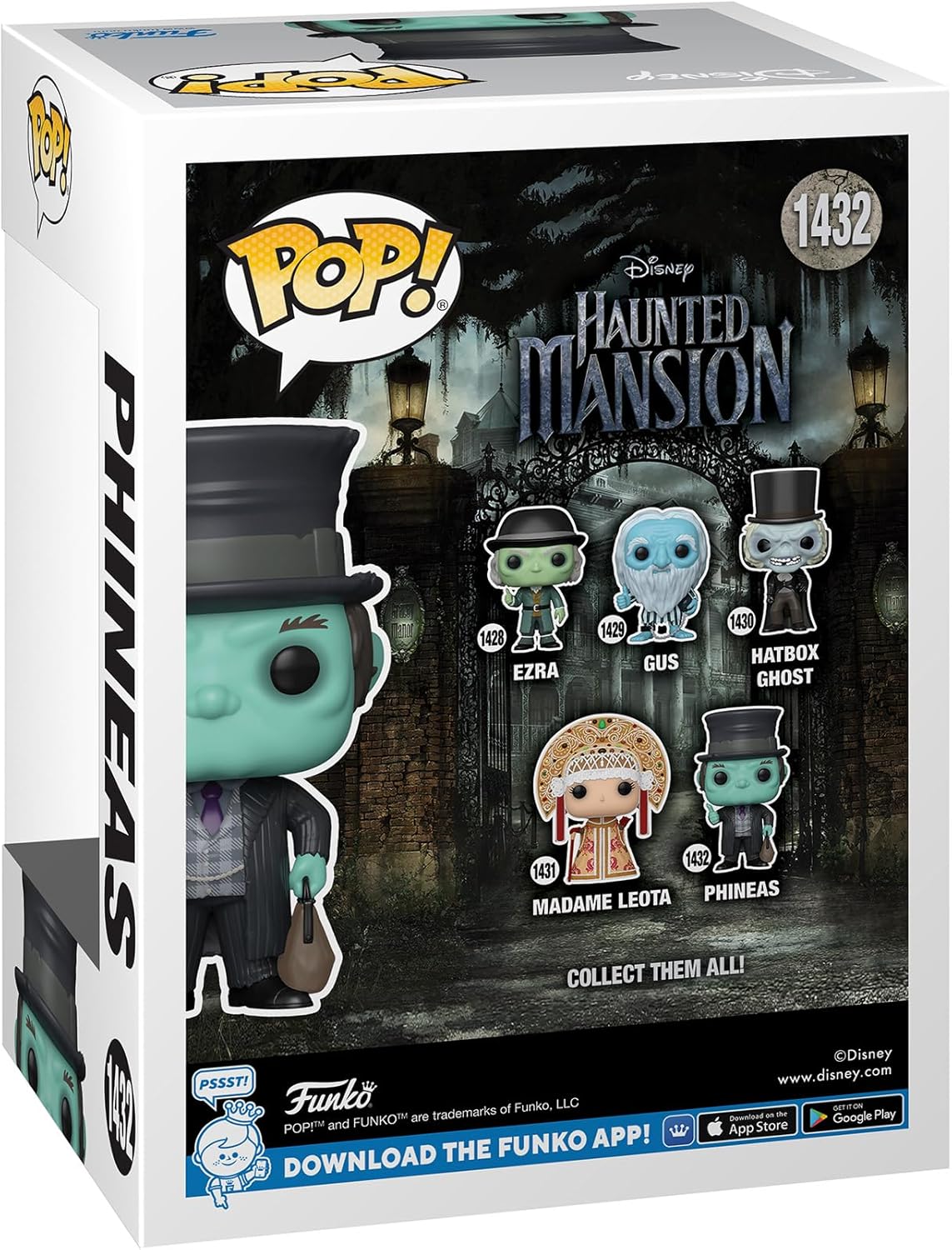 Funko Pop! Disney: The Haunted Mansion - Phineas Vinyl Figure (72369) 7