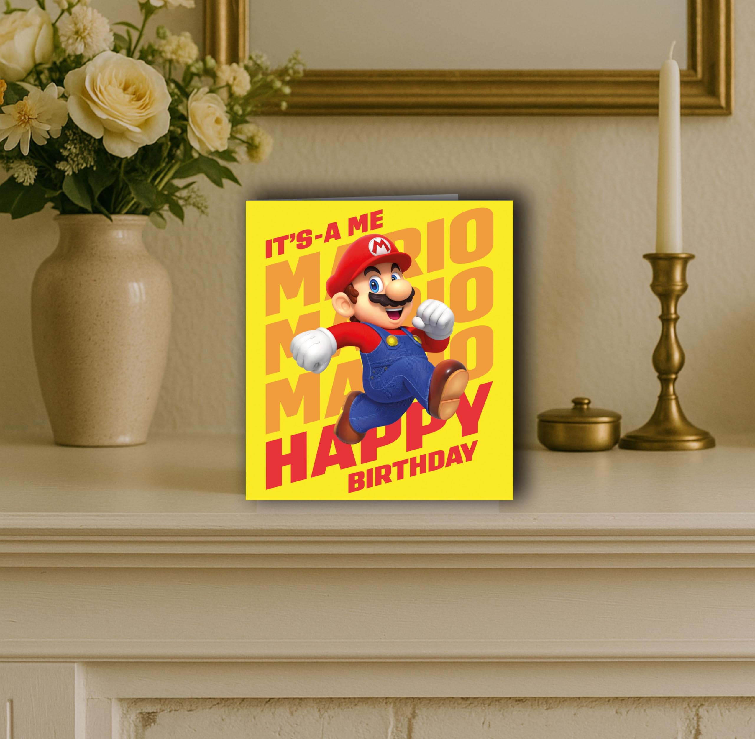 Danilo Promotions LTD Super Mario Birthday Card | Officially Licensed | Standard Size 22.86cm x 12.7cm 4