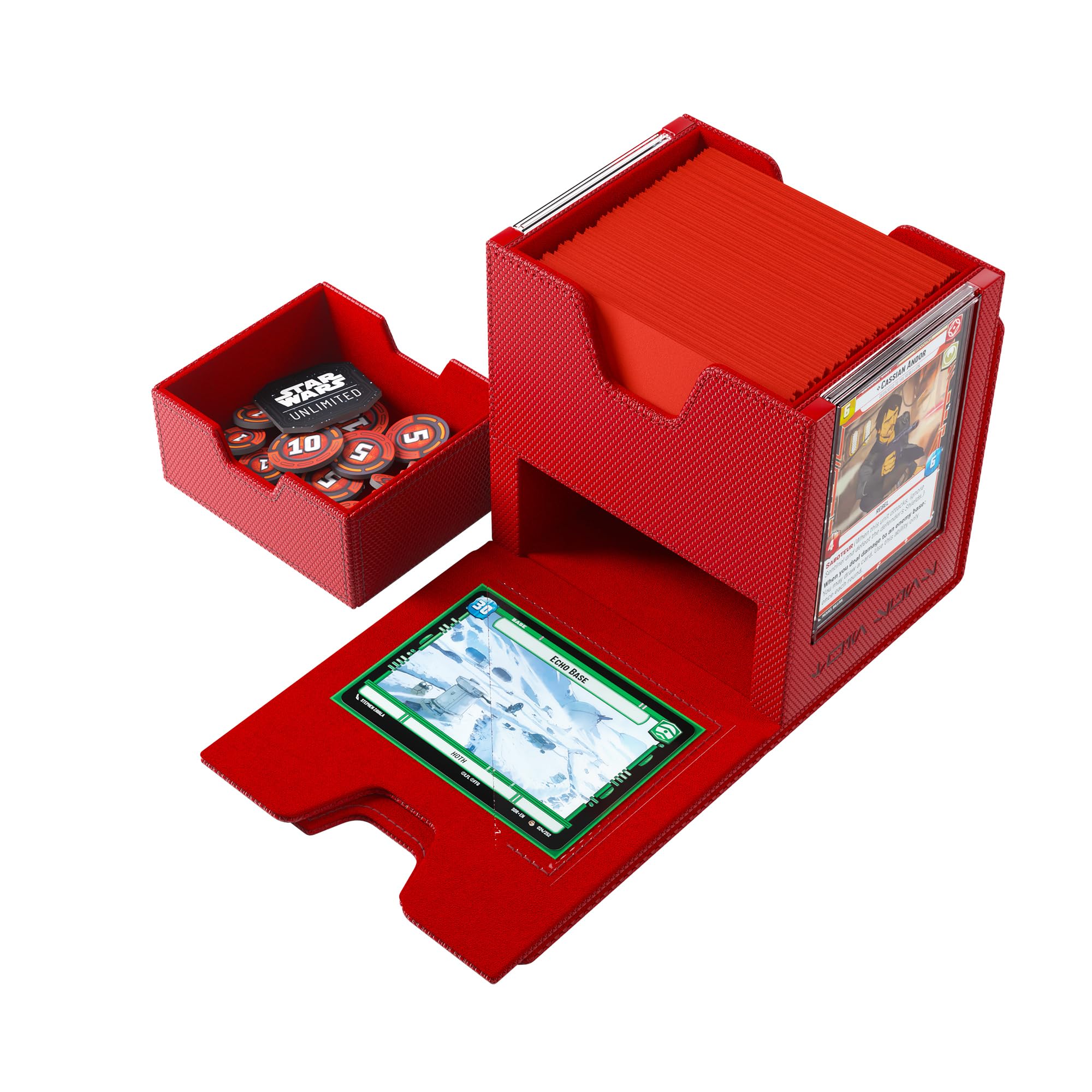 Gamegenic Star Wars: Unbegrenztes Twin Suns Deck Pod – Rot 3