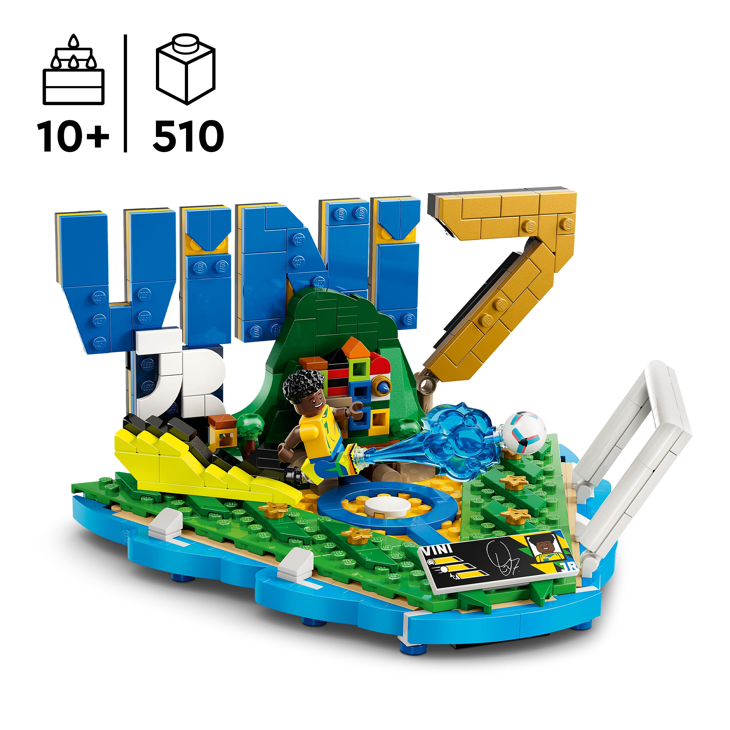 LEGO Editions Vini Jr. – Football Highlights 43027 Building Set | Ages 10+ 2