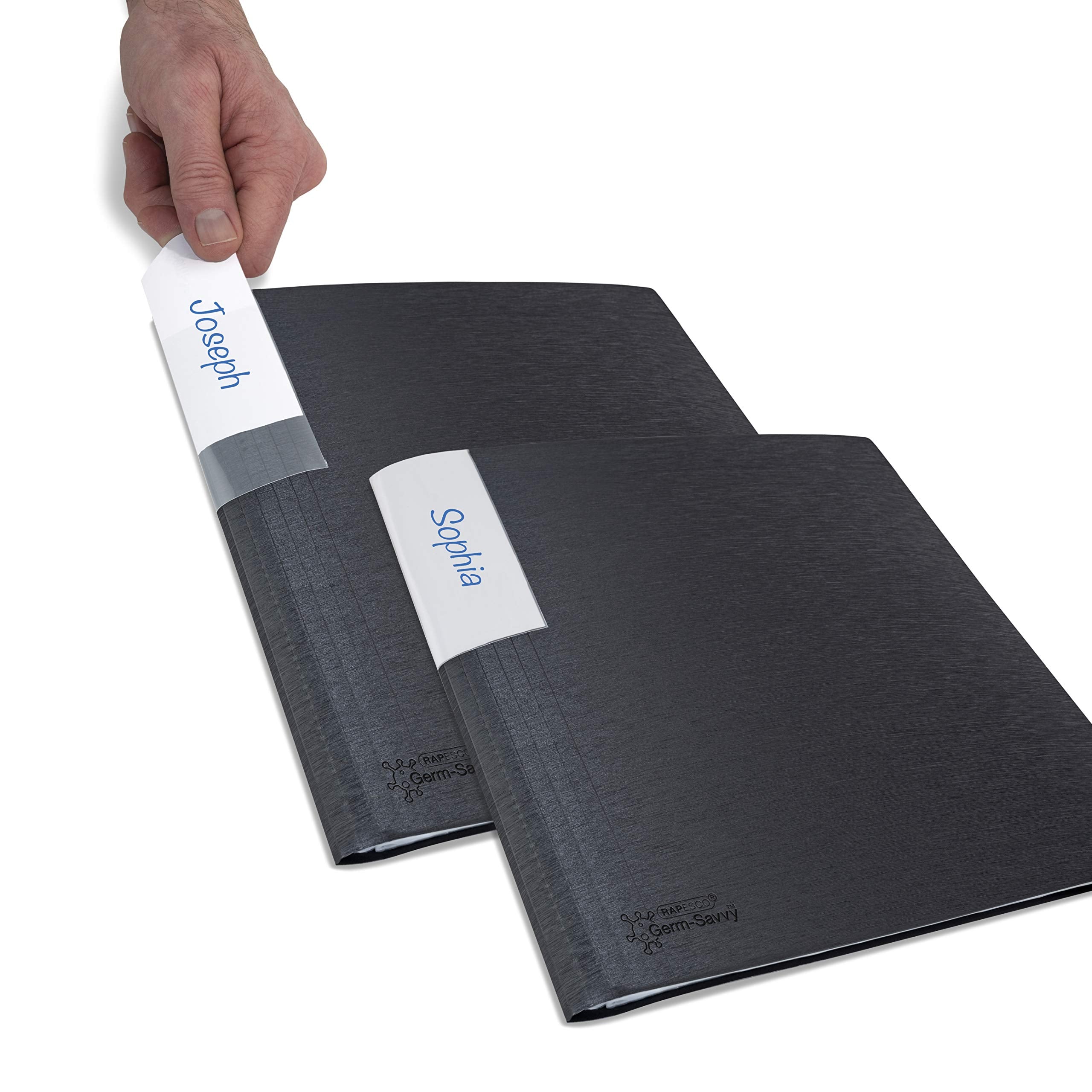 RAPESCO Presentation Folder 1644 - 40 Pockets A4 Black Polypropylene with Antibacterial Protection 3