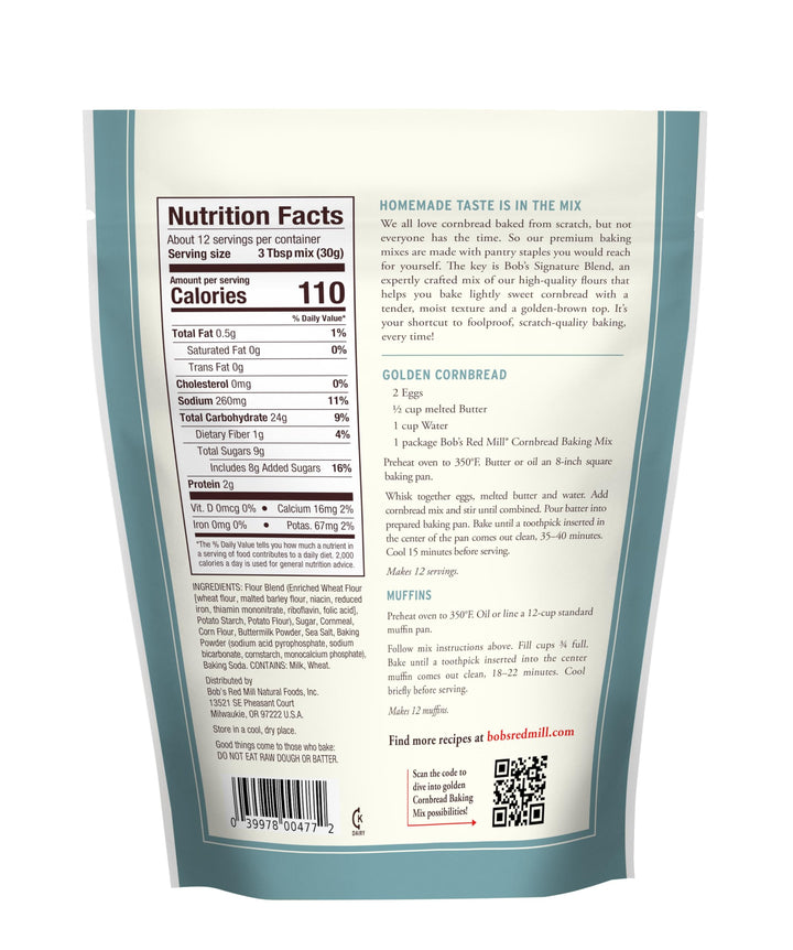 Bob's Red Mill Signature Cornbread Baking Mix, 368g