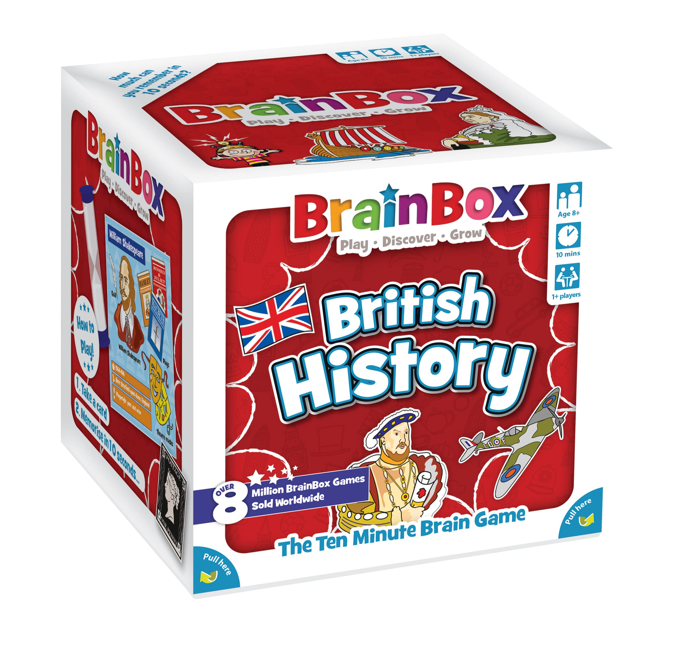 Brainbox Kartenspiel zur britischen Geschichte – 54 Karten, 432 Fragen, ab 8 Jahren 6