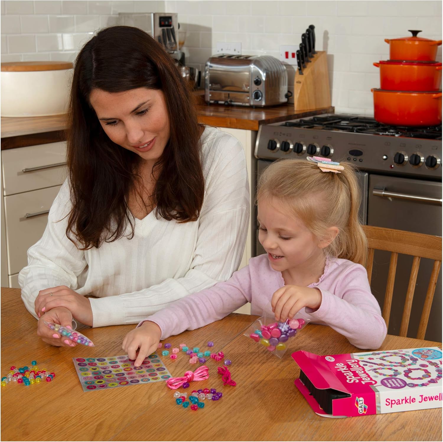Galt Sparkle Jewellery Craft Kit - Arts & Crafts Set for Kids Ages 5+ 3