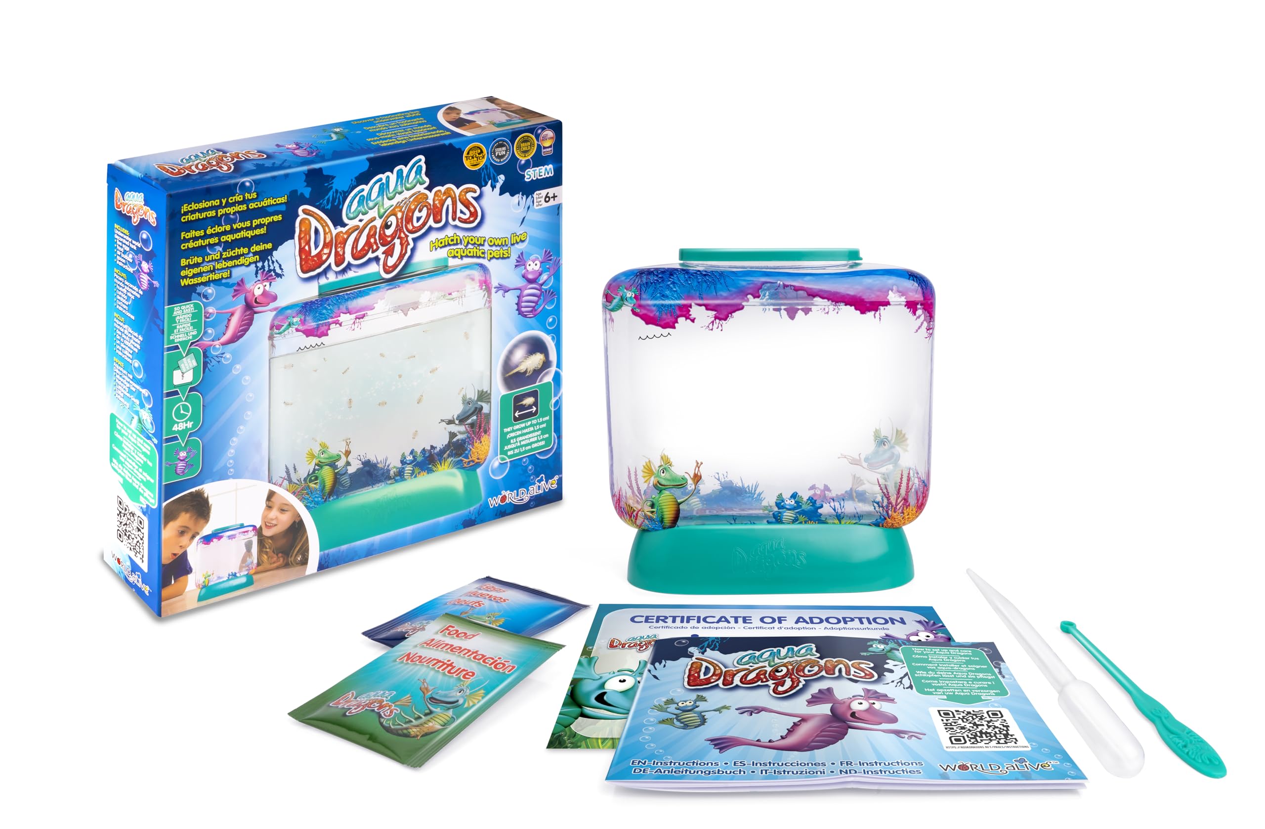 Aqua Dragons Live Aquatic Creatures Science Kit ID4001 for Ages 6+ | Hatches in 2-3 Days 1