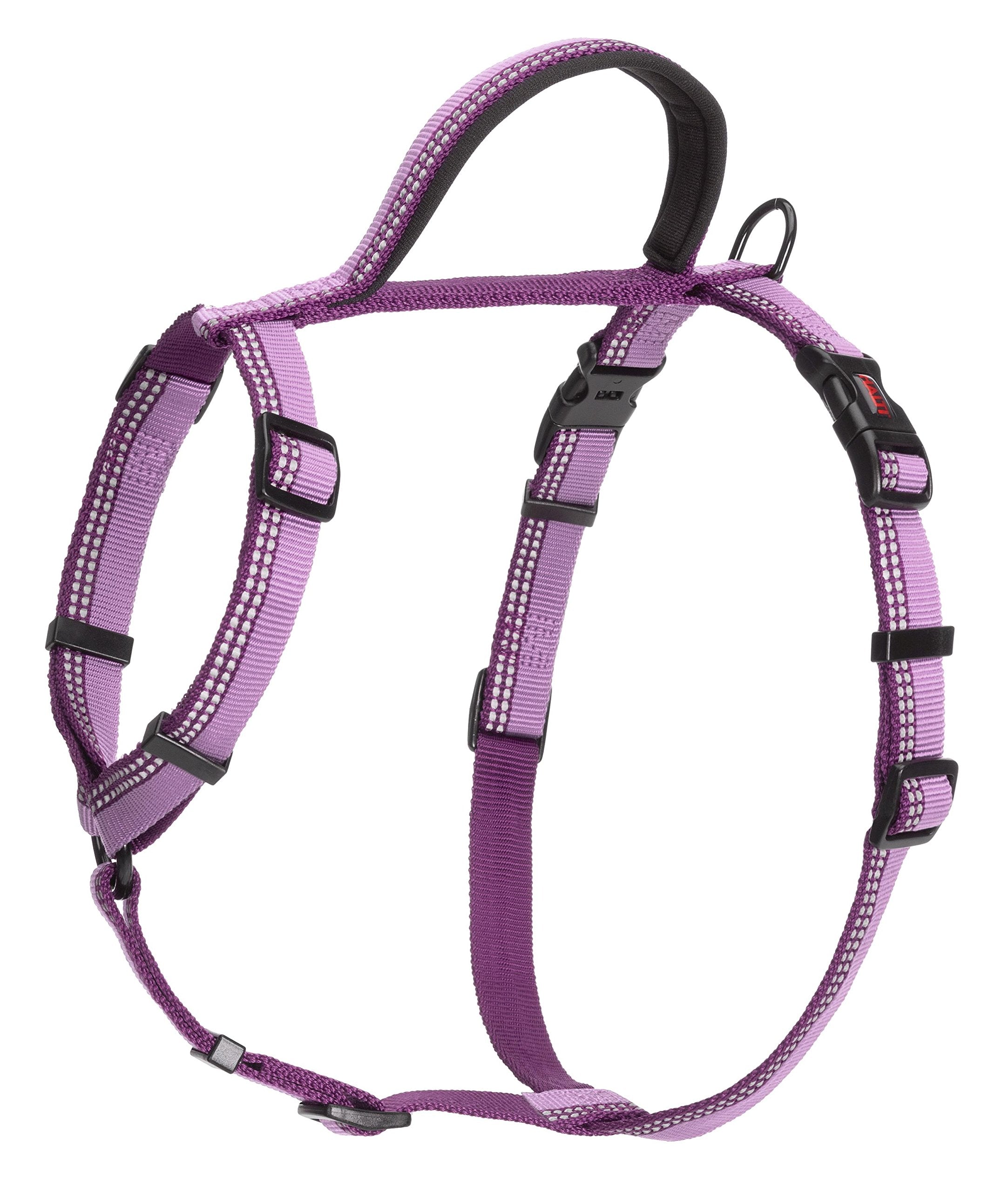 Halti Walking Harness - Purple, Size Medium | Adjustable Fit | Reflective 1
