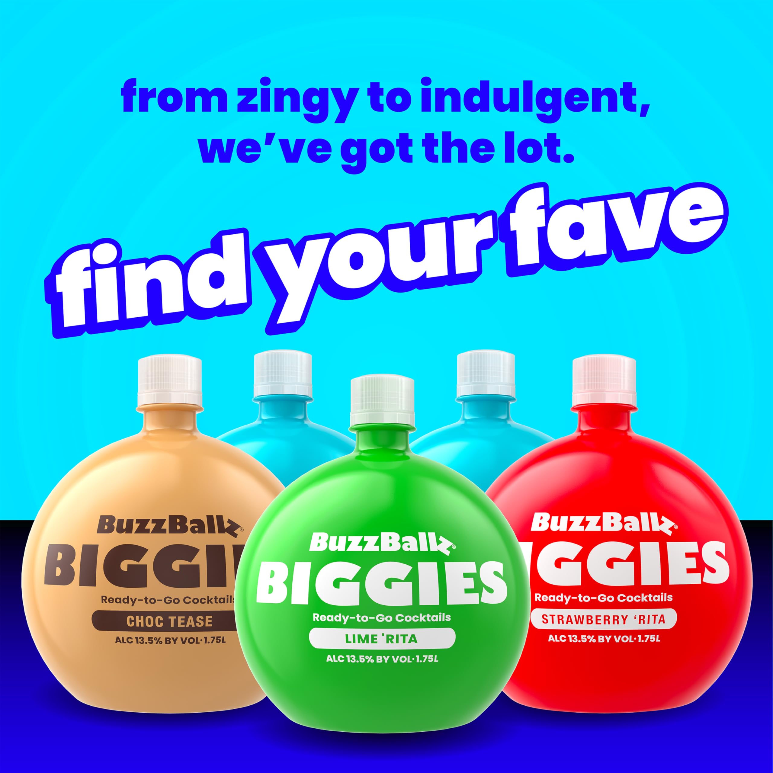 BuzzBallz Cocktails Biggies - Choc Tease Ready to Drink | Cream-Based Vodka Cocktail 7